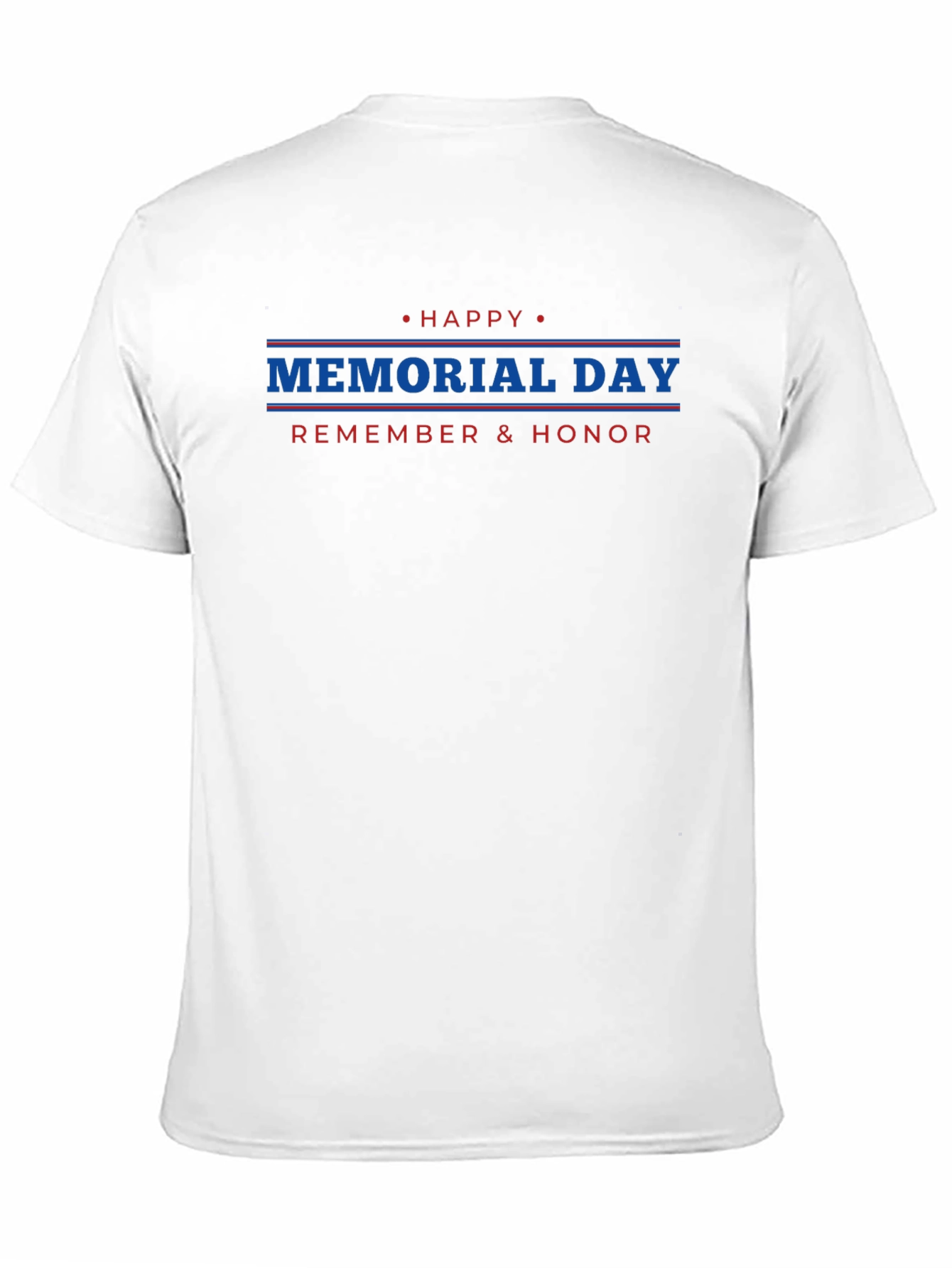 Memorial Day T-Shirt - Remember & Honor