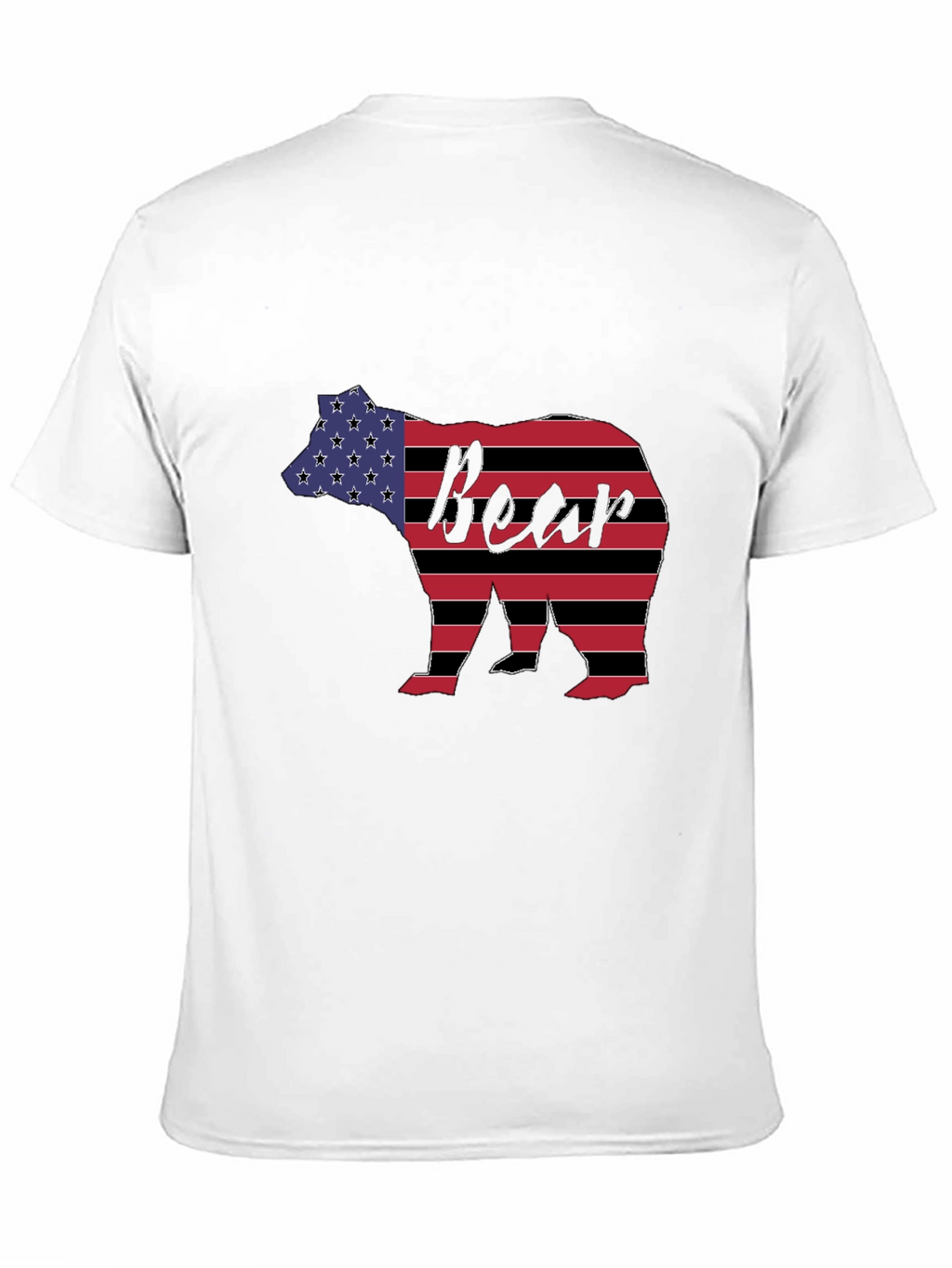 American Flag Bear Graphic Tee