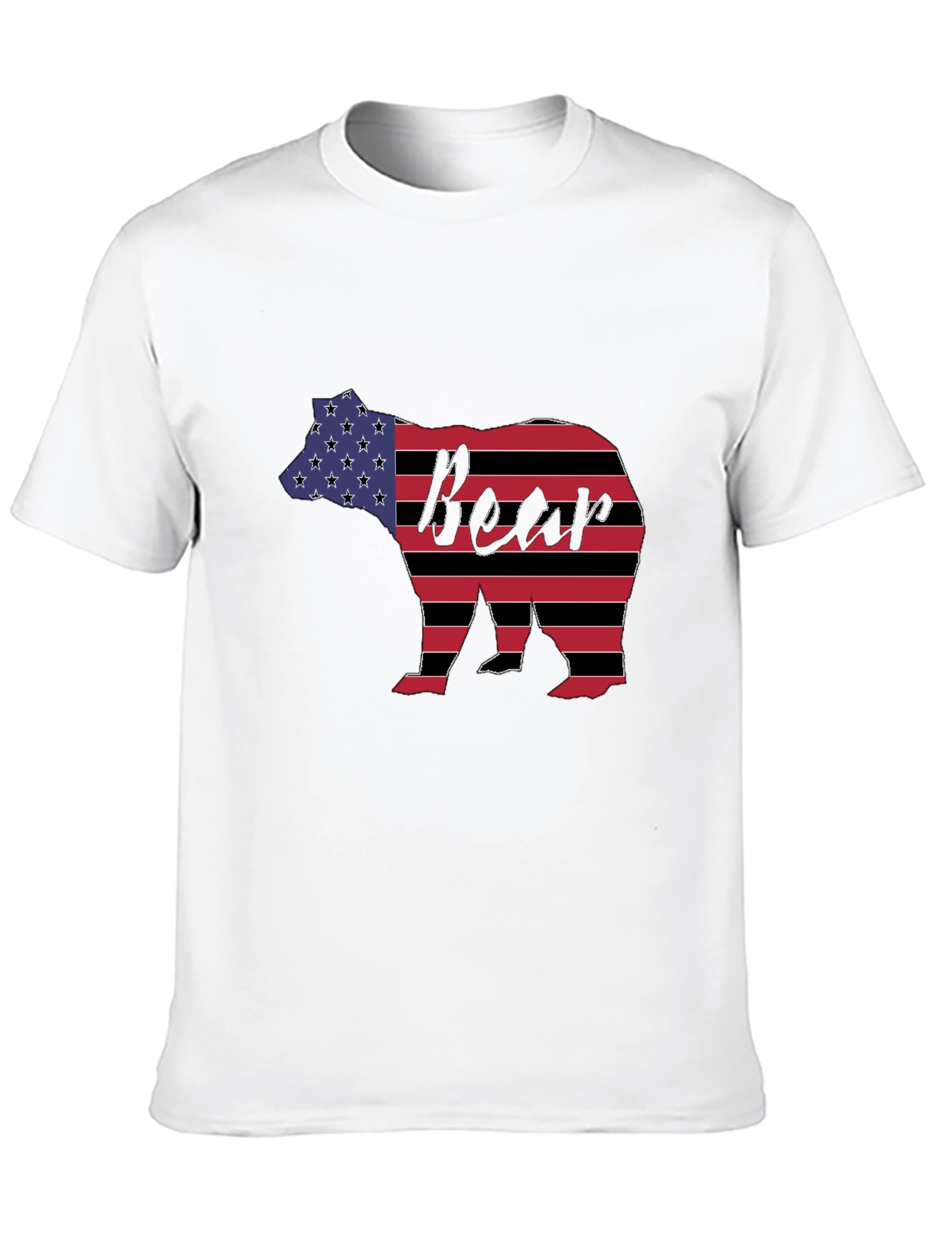 American Flag Bear Graphic Tee
