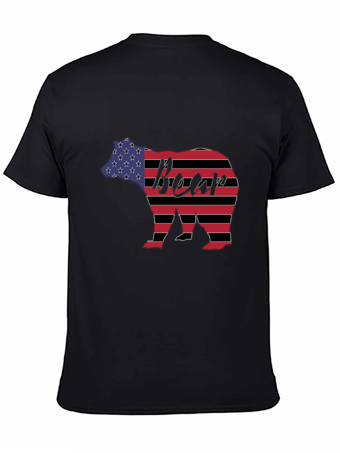 American Flag Bear Graphic Tee
