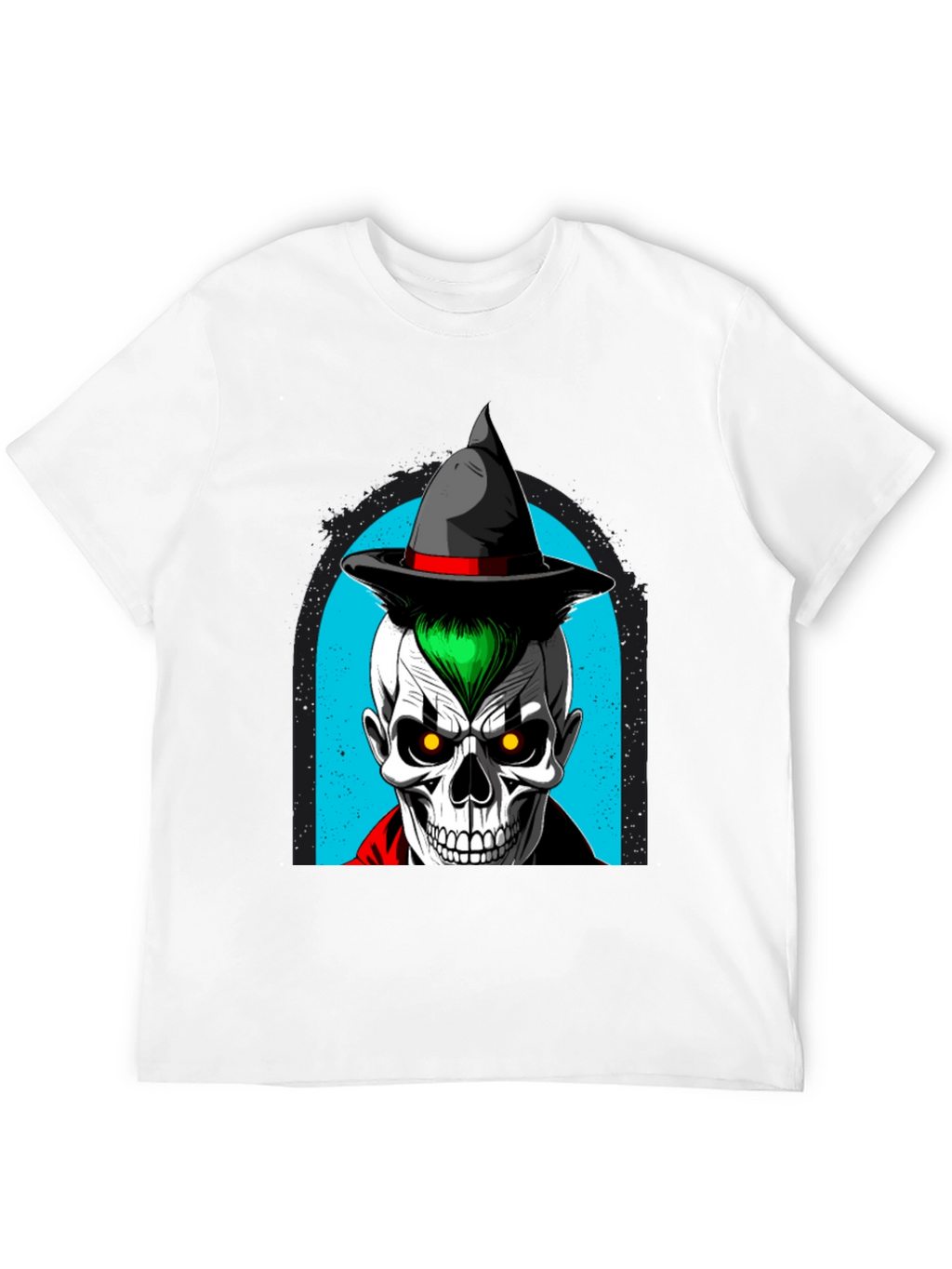 Skull Witch T-Shirt - Halloween Ready