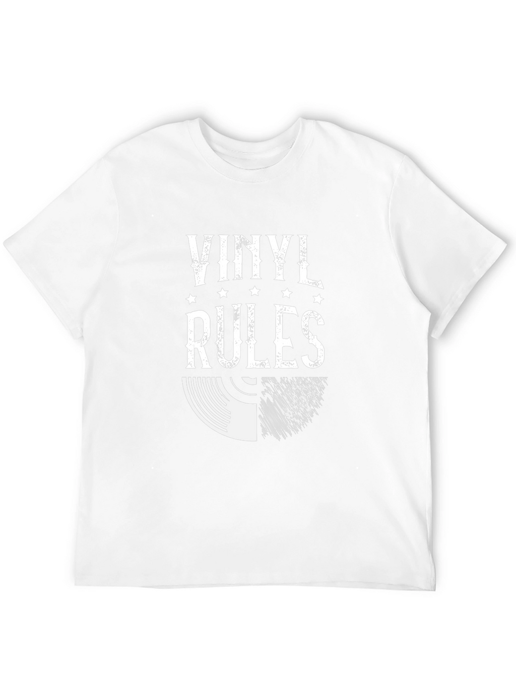 Vinyl Rules Graphic Tee - Music Lovers T-Shirt