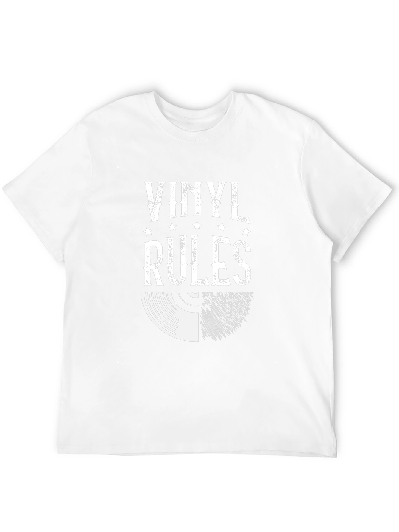 Vinyl Rules Graphic Tee - Music Lovers T-Shirt