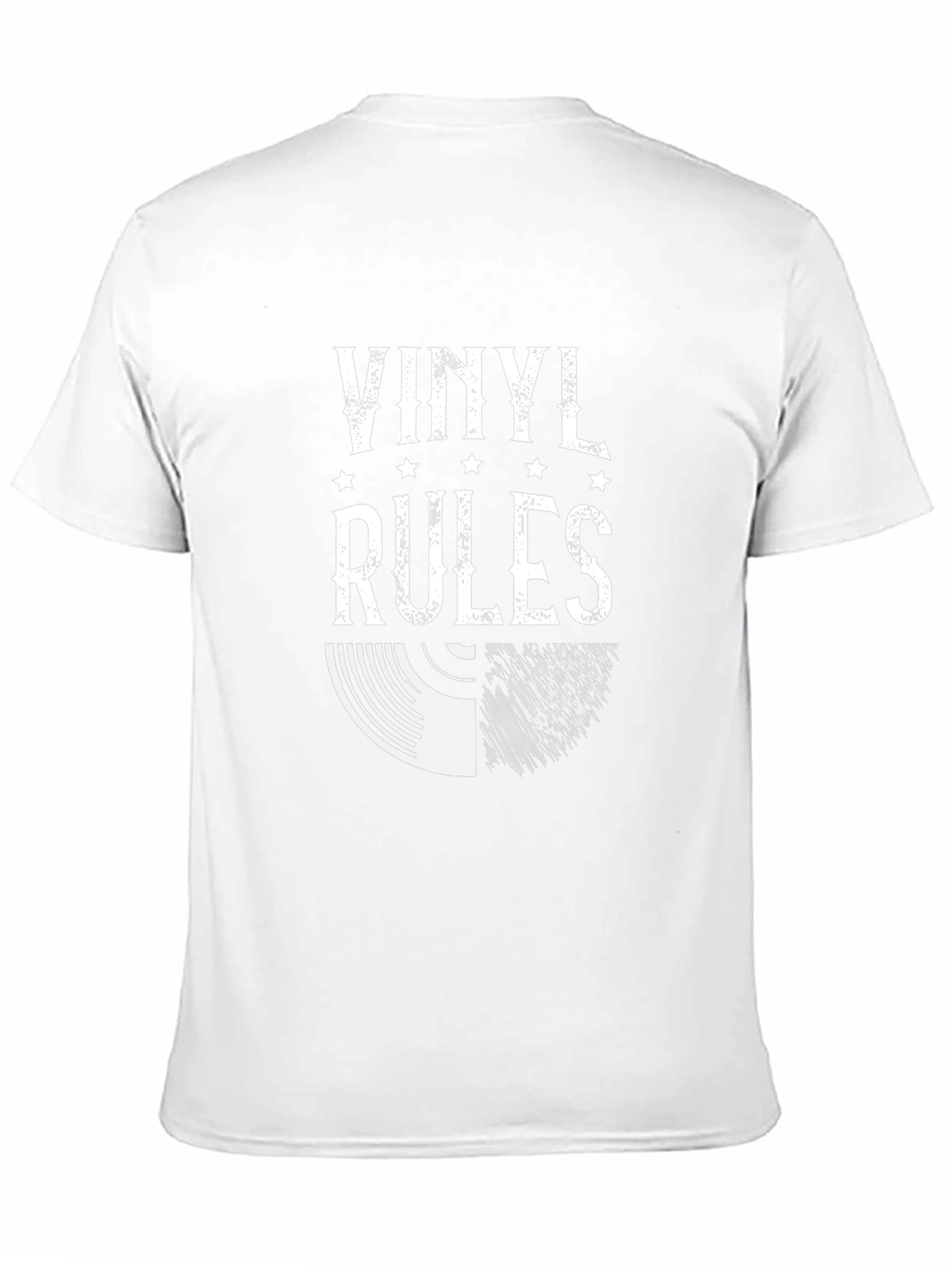 Vinyl Rules Graphic Tee - Music Lovers T-Shirt