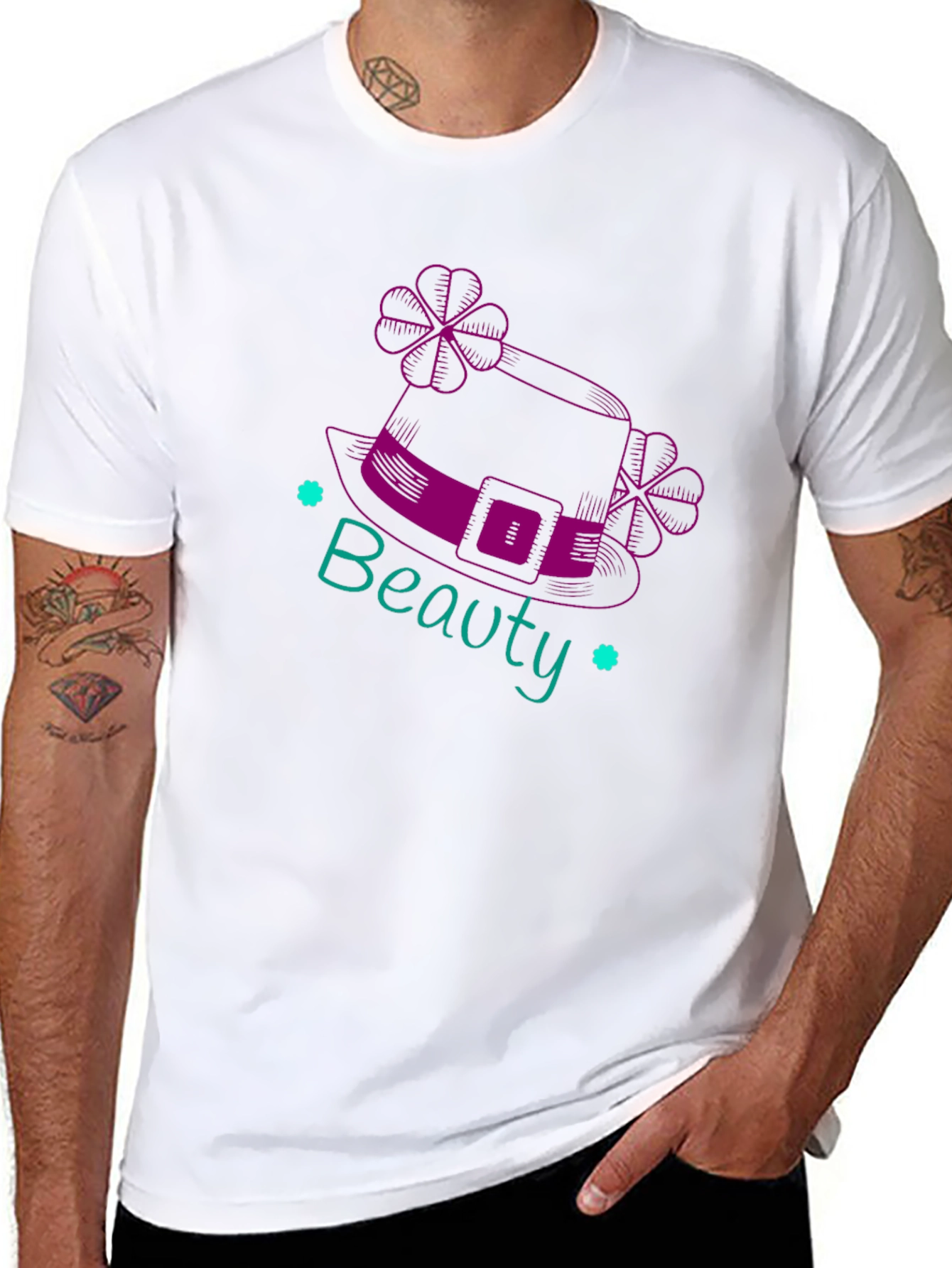 St. Patricks Day Beauty Graphic Tee