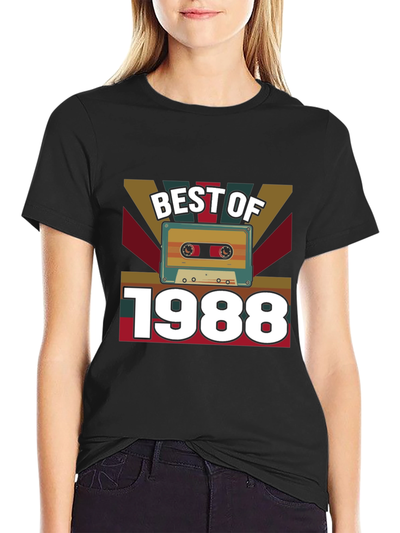 Best of 1988 Cassette Tape Graphic Tee - Vintage Birthday T-Shirt