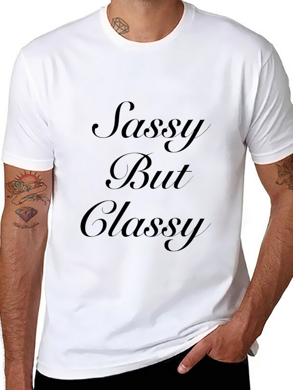 Sassy But Classy Black T-Shirt