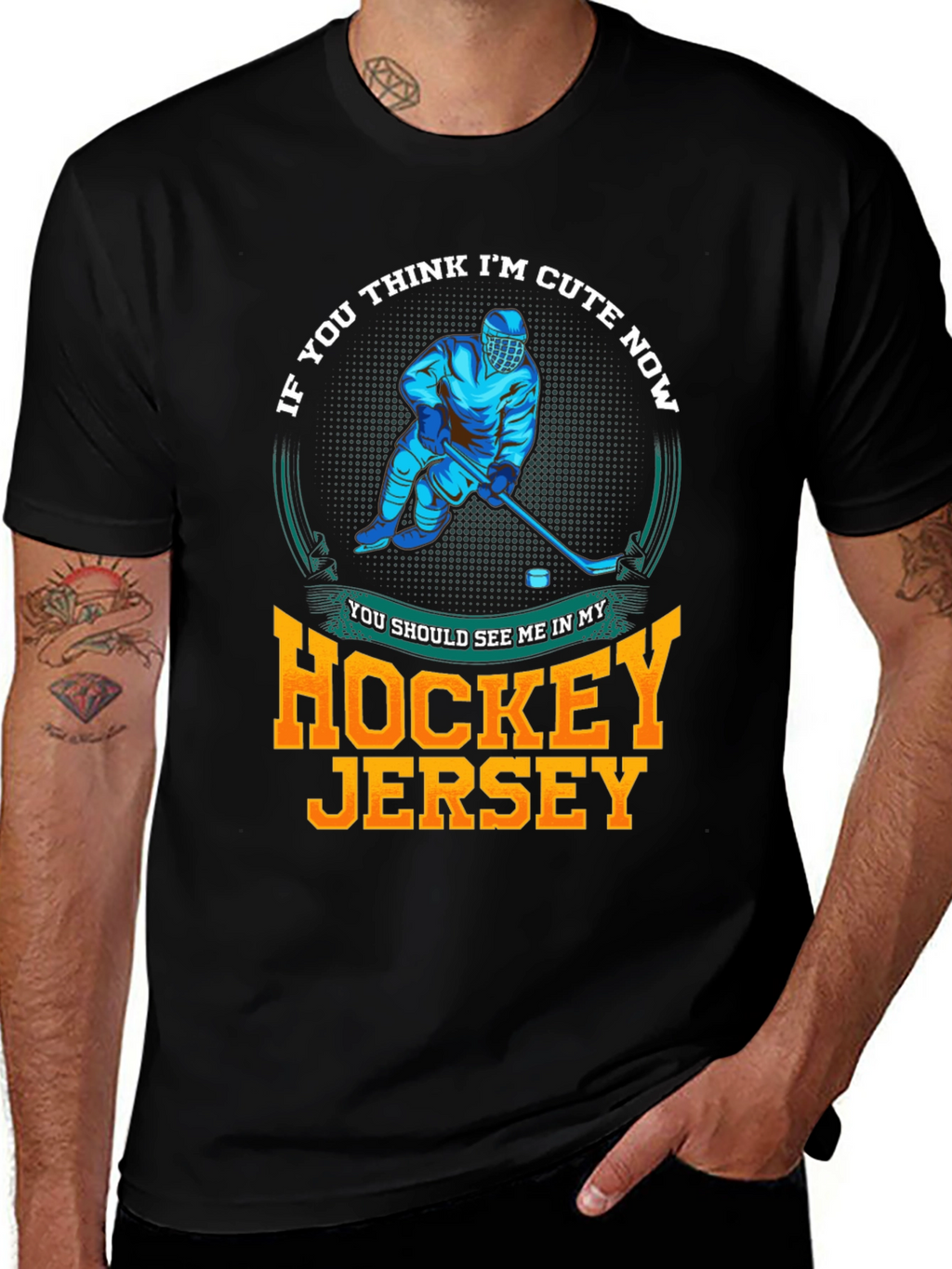 Cute Hockey Jersey T-Shirt