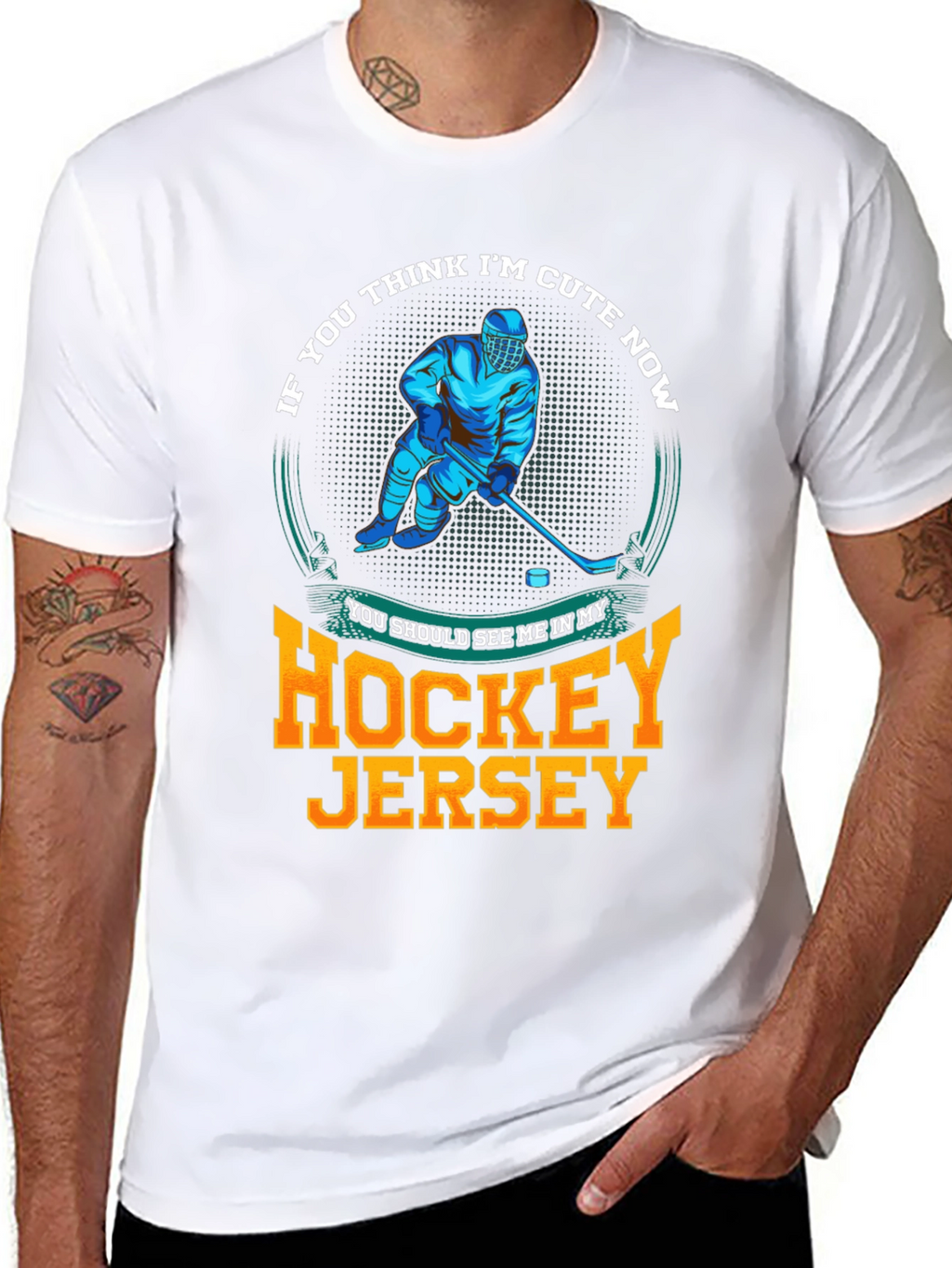Cute Hockey Jersey T-Shirt