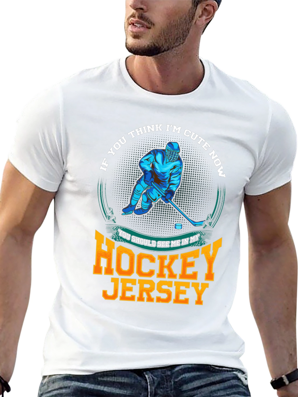Cute Hockey Jersey T-Shirt