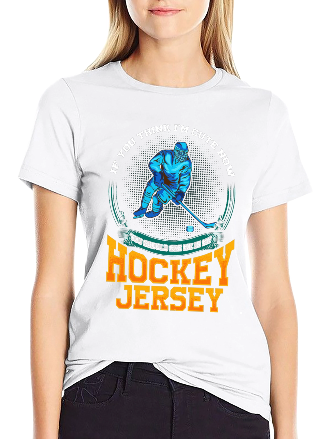 Cute Hockey Jersey T-Shirt