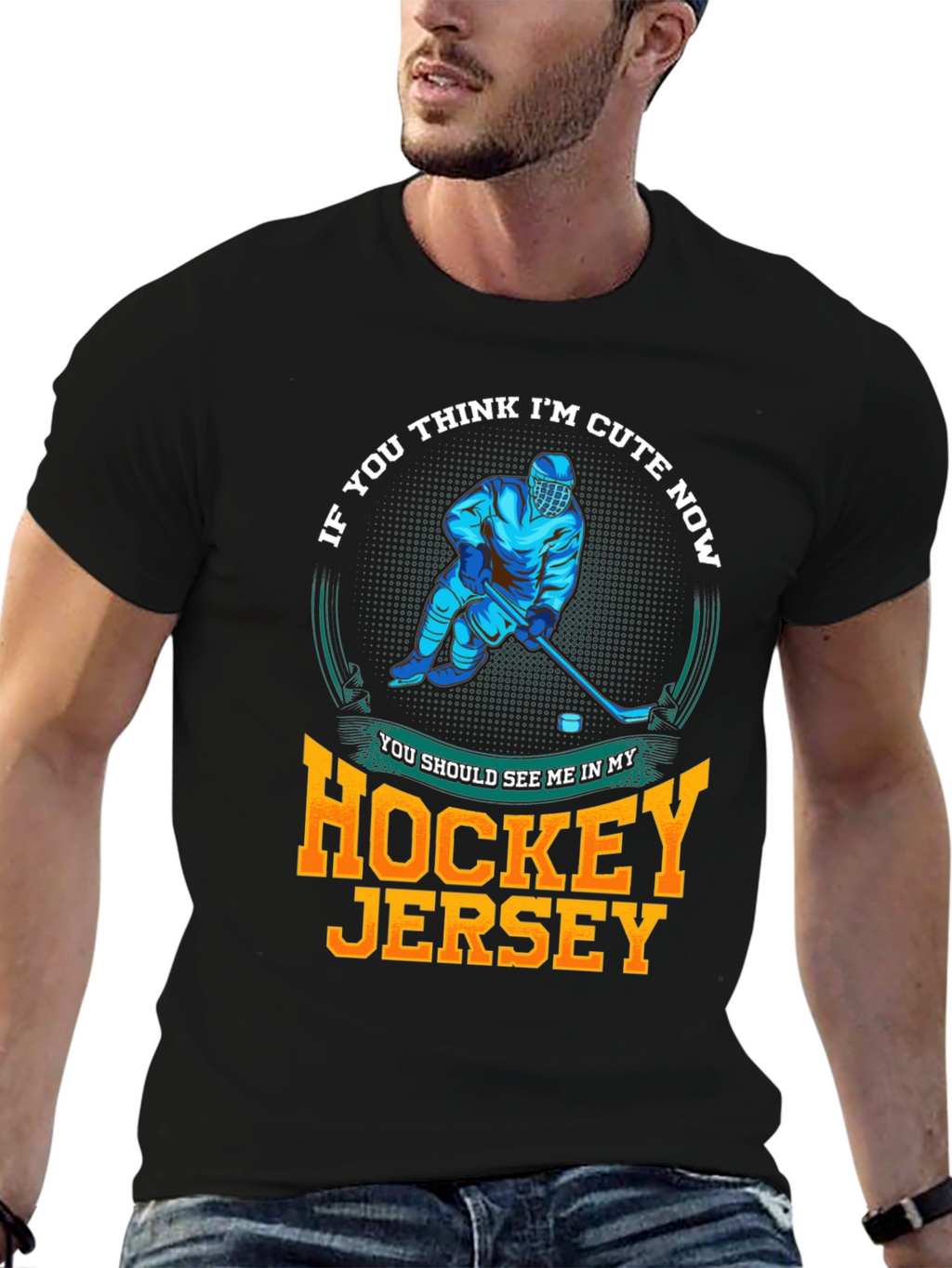 Cute Hockey Jersey T-Shirt