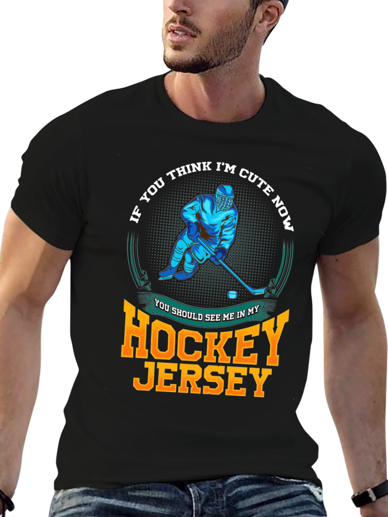 Cute Hockey Jersey T-Shirt