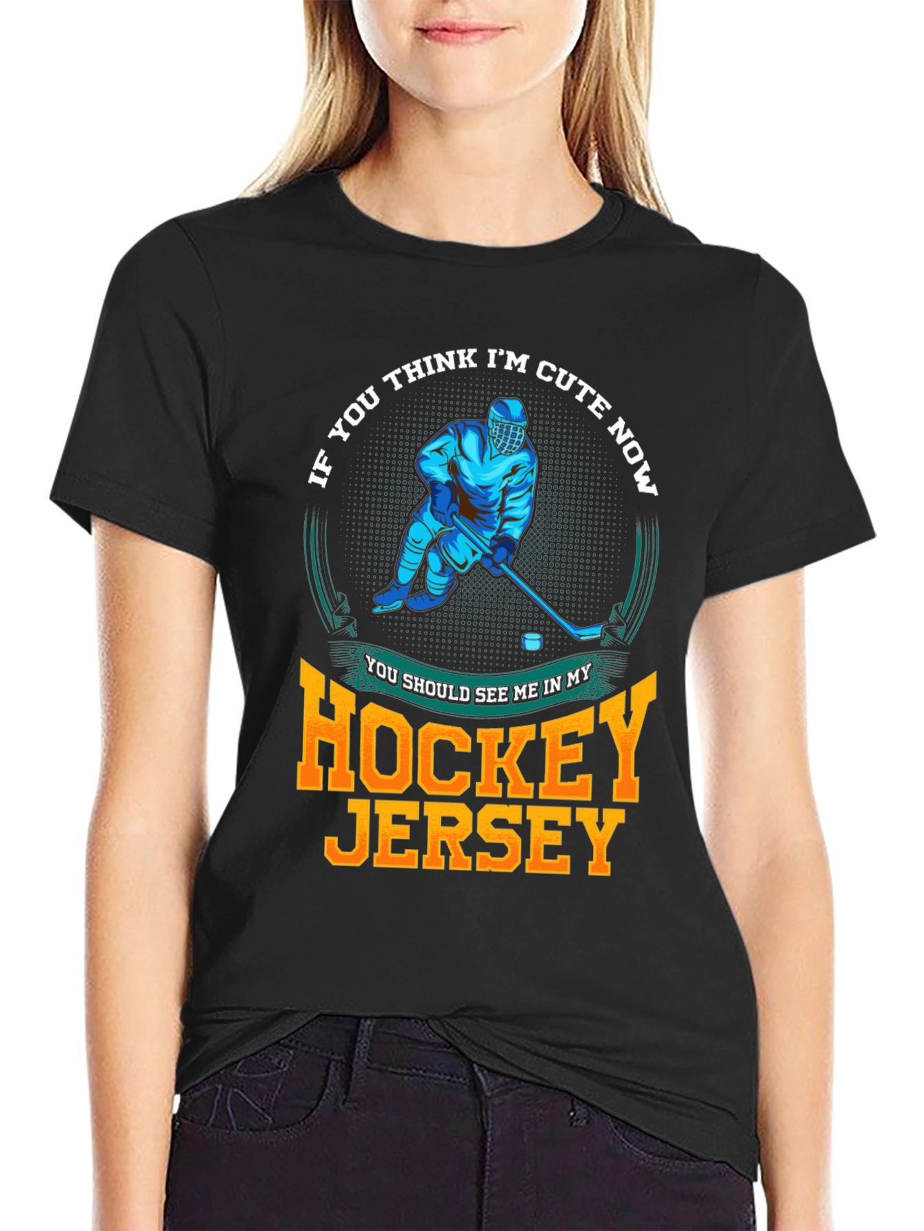 Cute Hockey Jersey T-Shirt