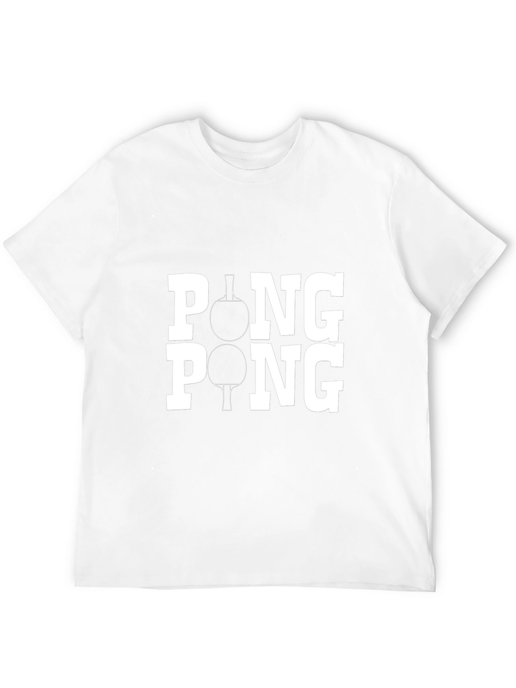 Ping Pong Graphic Tee - Table Tennis T-Shirt
