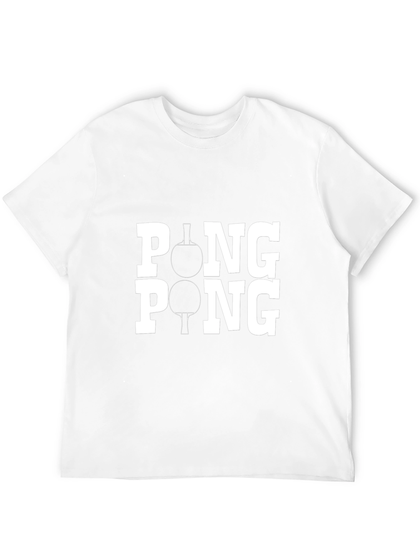 Ping Pong Graphic Tee - Table Tennis T-Shirt