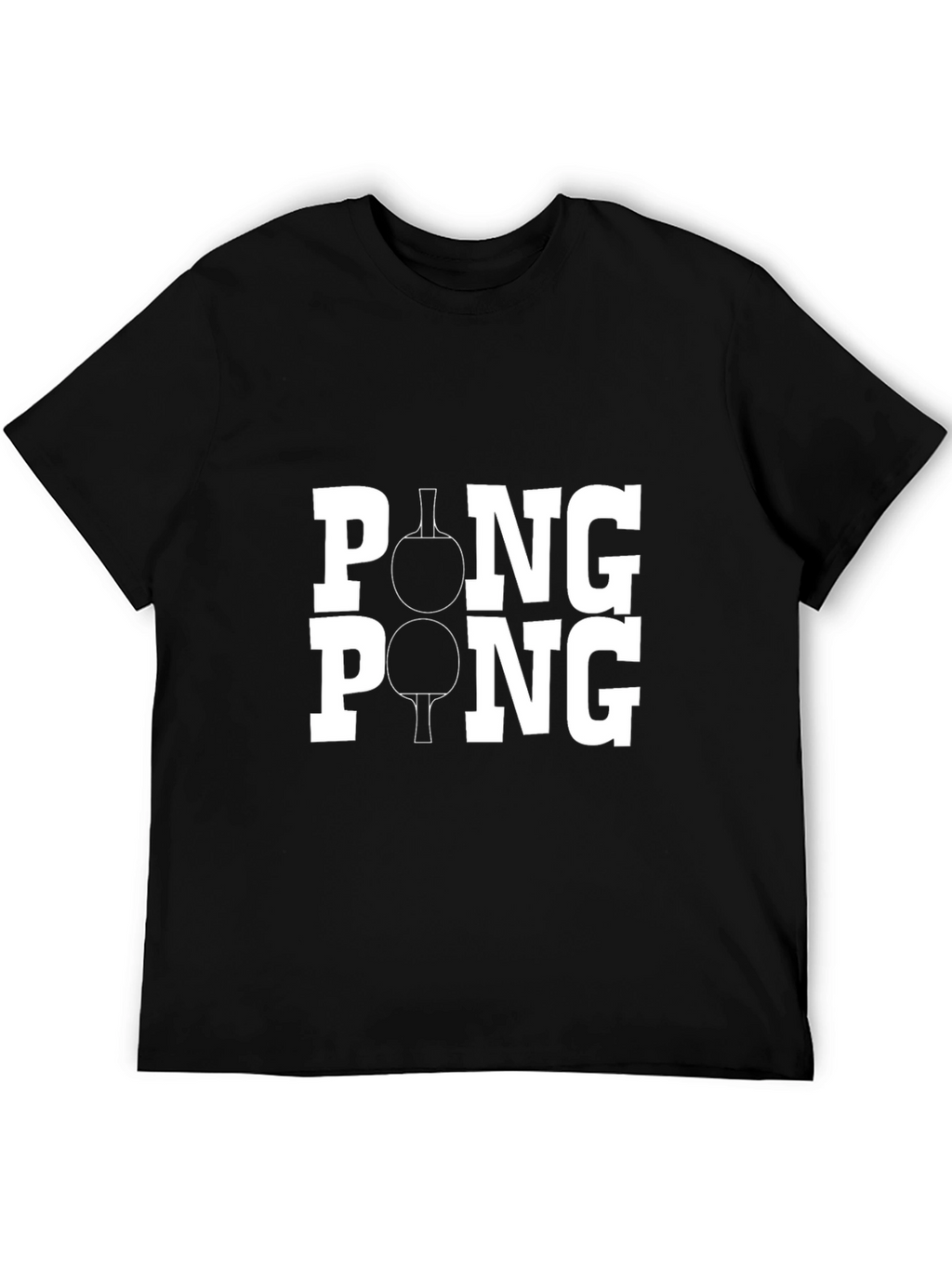 Ping Pong Graphic Tee - Table Tennis T-Shirt