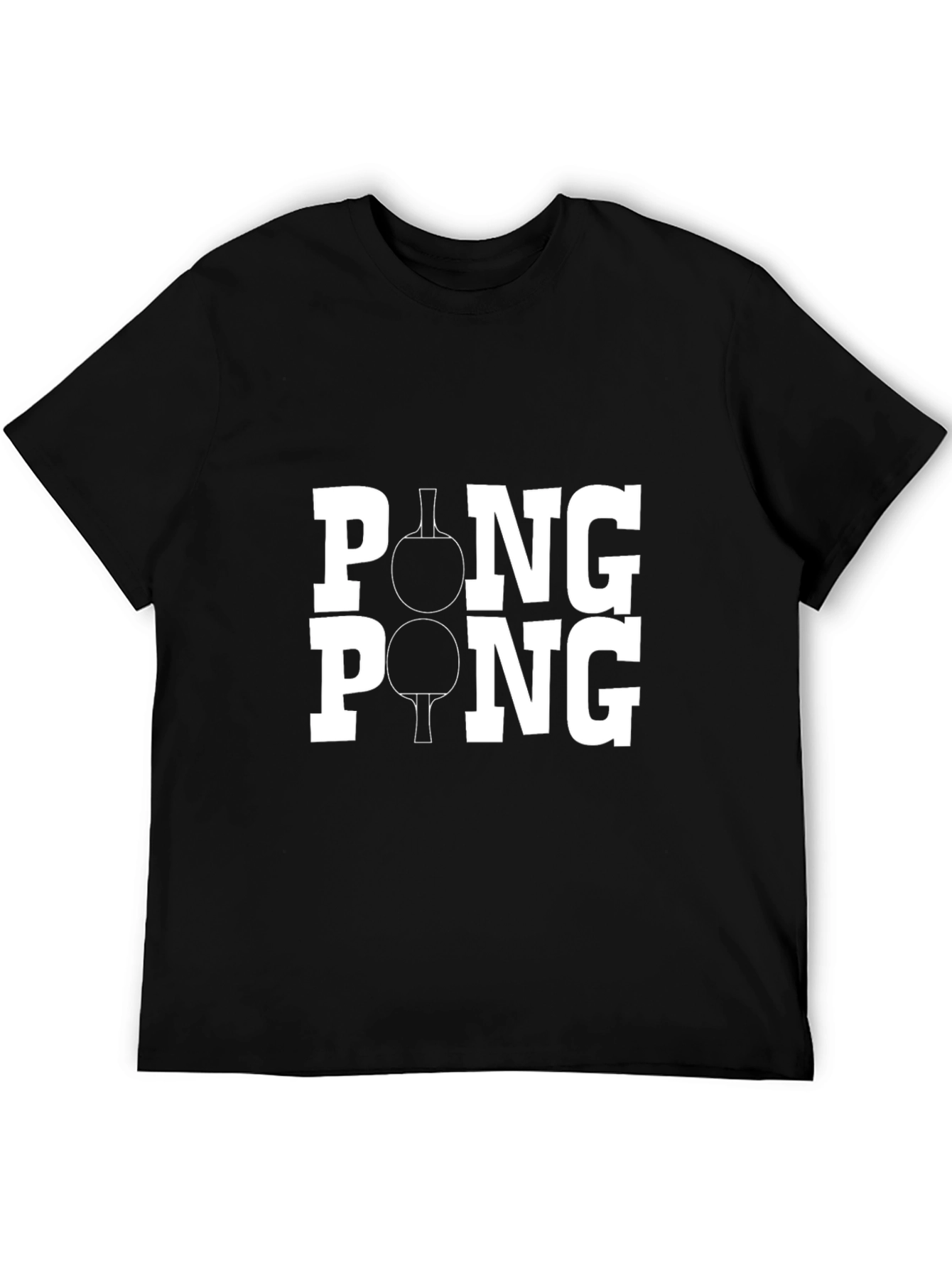 Ping Pong Graphic Tee - Table Tennis T-Shirt