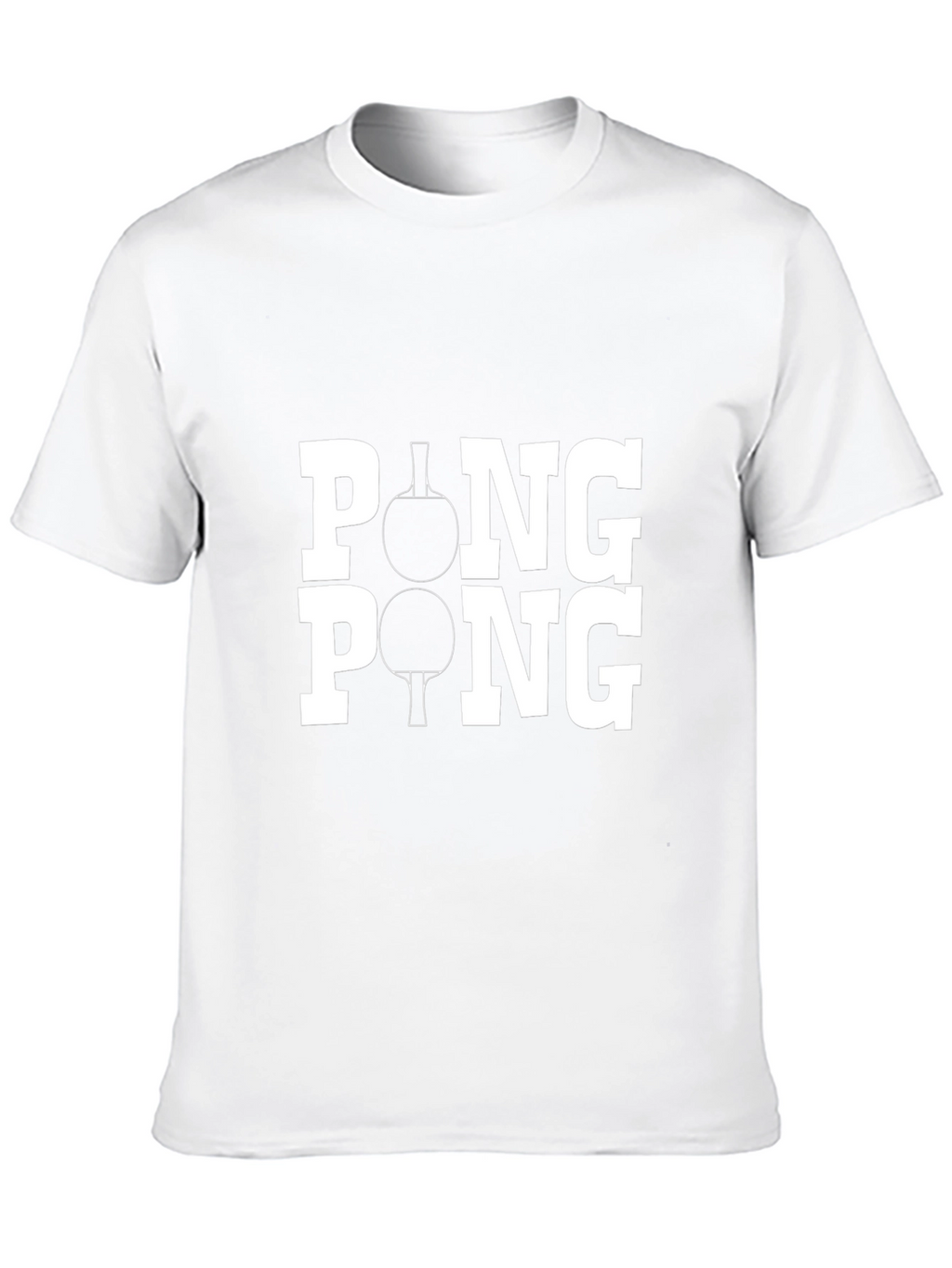 Ping Pong Graphic Tee - Table Tennis T-Shirt