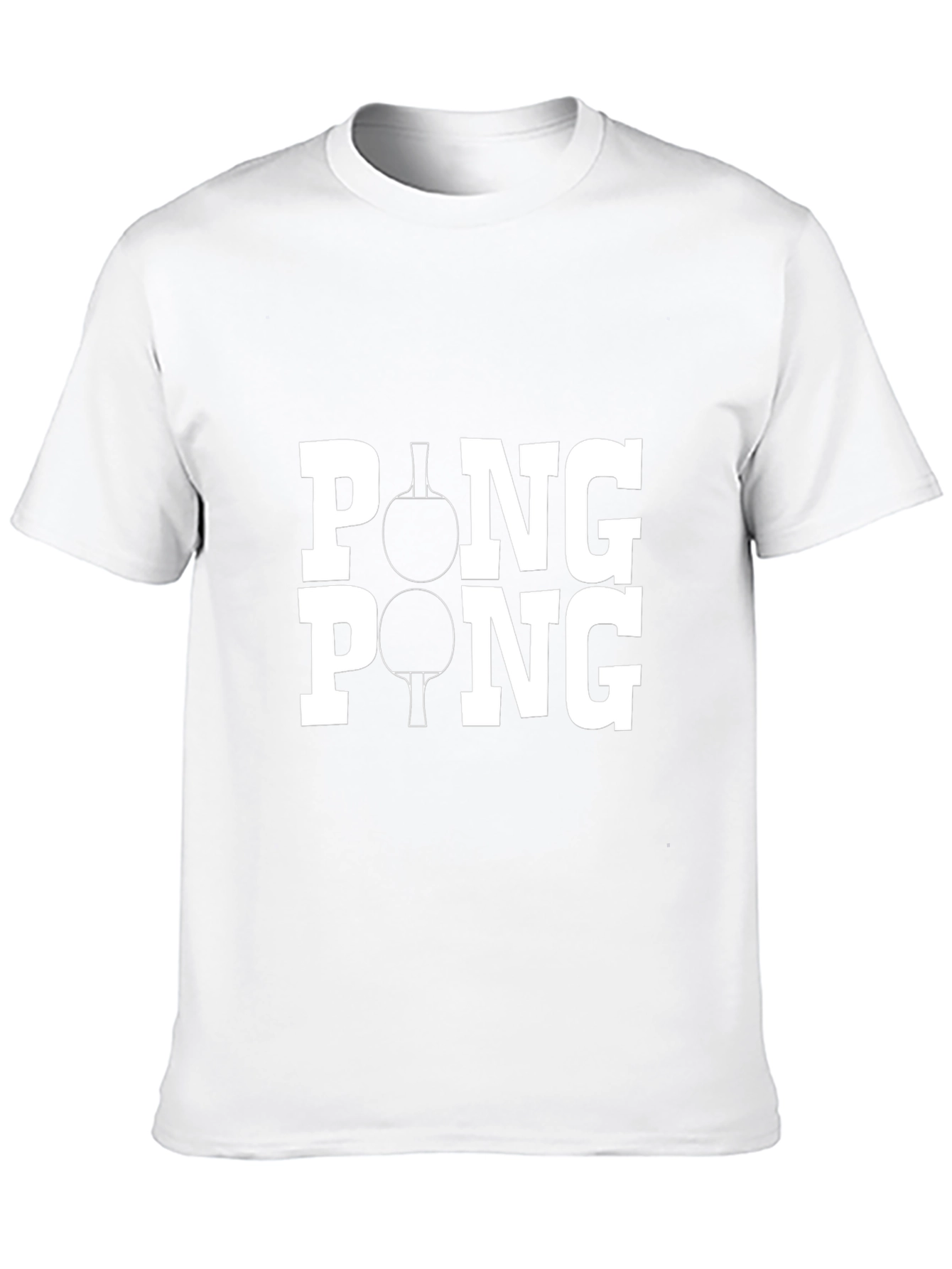 Ping Pong Graphic Tee - Table Tennis T-Shirt