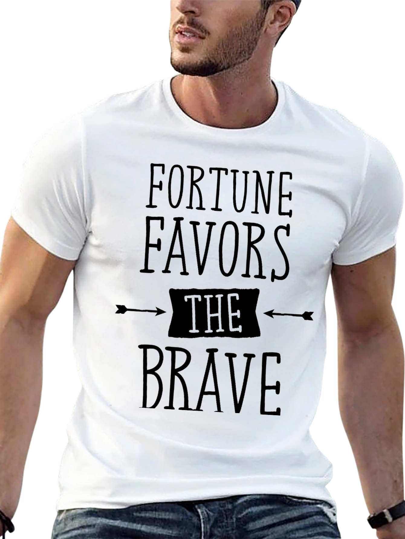 Fortune Favors the Brave Graphic Tee