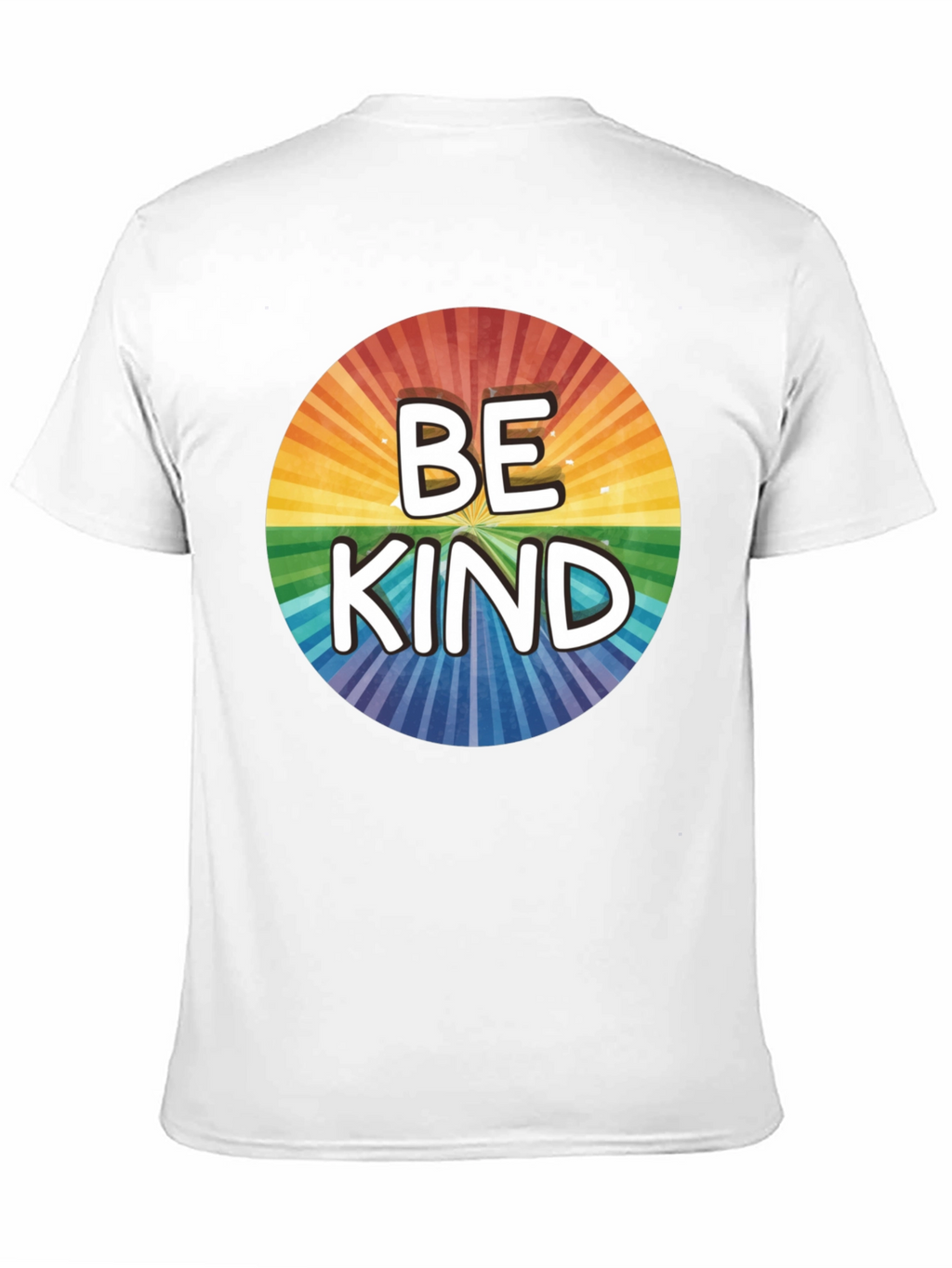 Be Kind Rainbow Circle Graphic T-Shirt