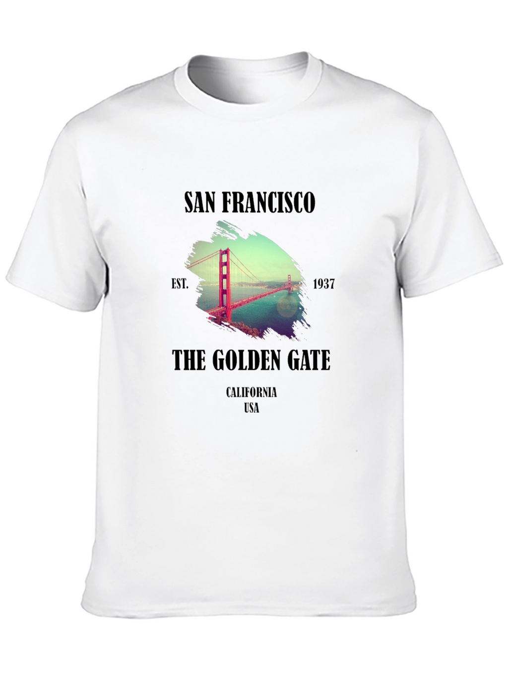 San Francisco Golden Gate Bridge Graphic T-Shirt