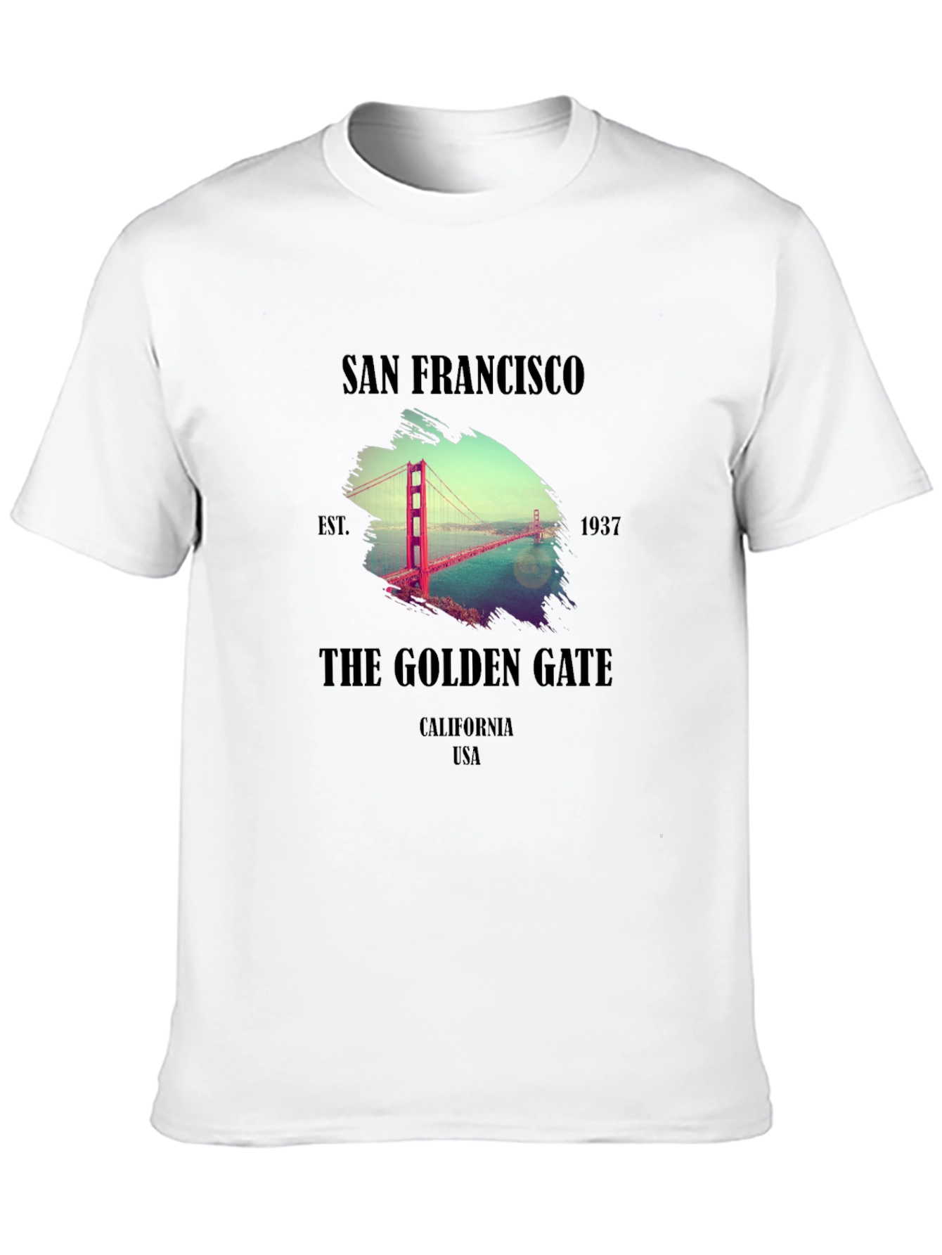 San Francisco Golden Gate Bridge Graphic T-Shirt