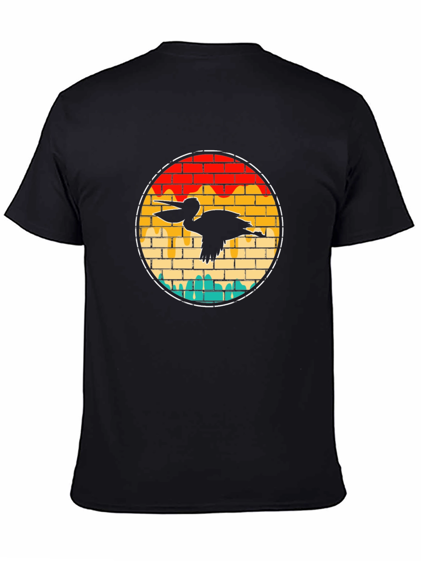 Retro Pelican T-Shirt - Vintage Bird Design