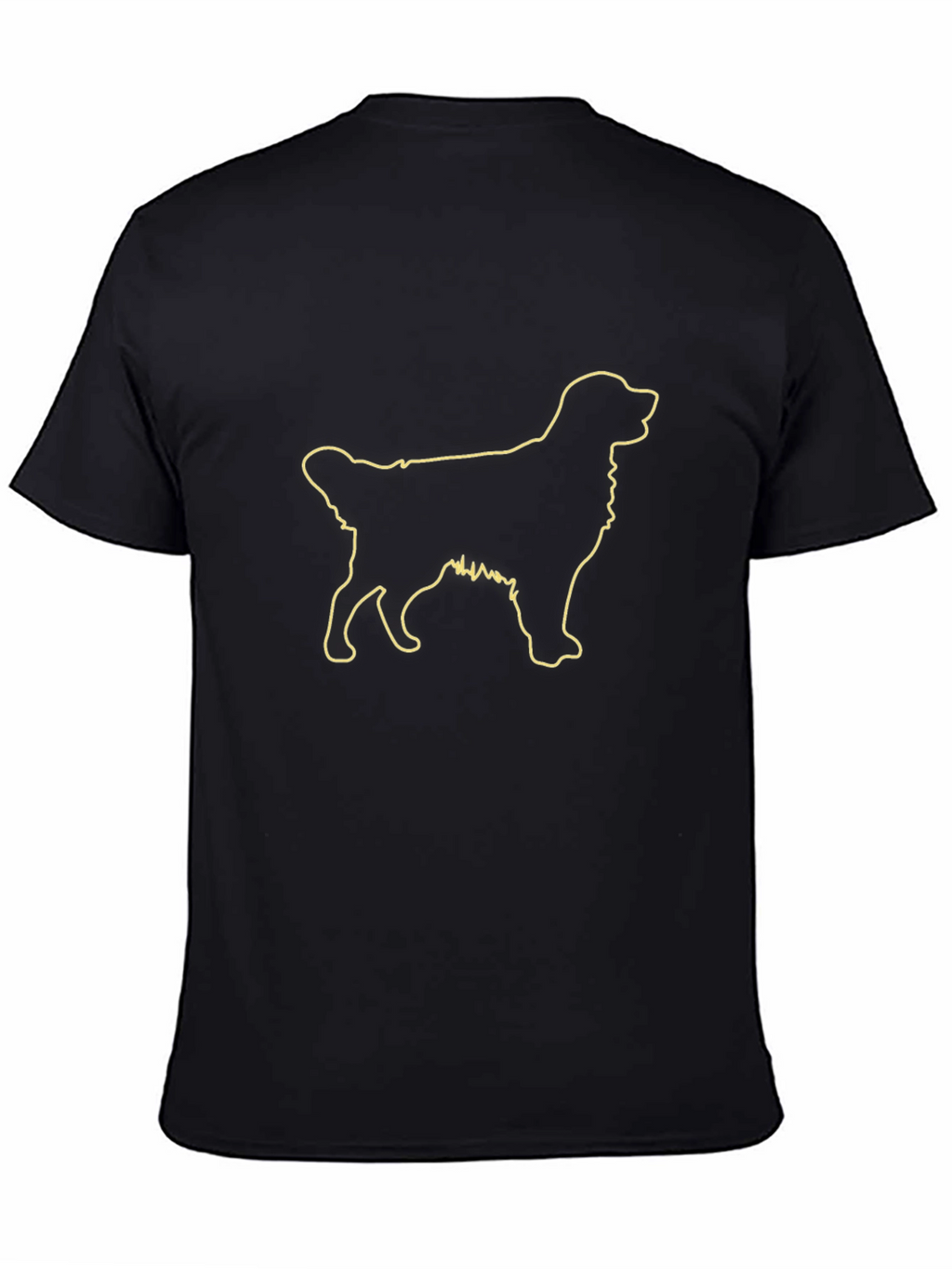 Dog Outline Graphic T-Shirt
