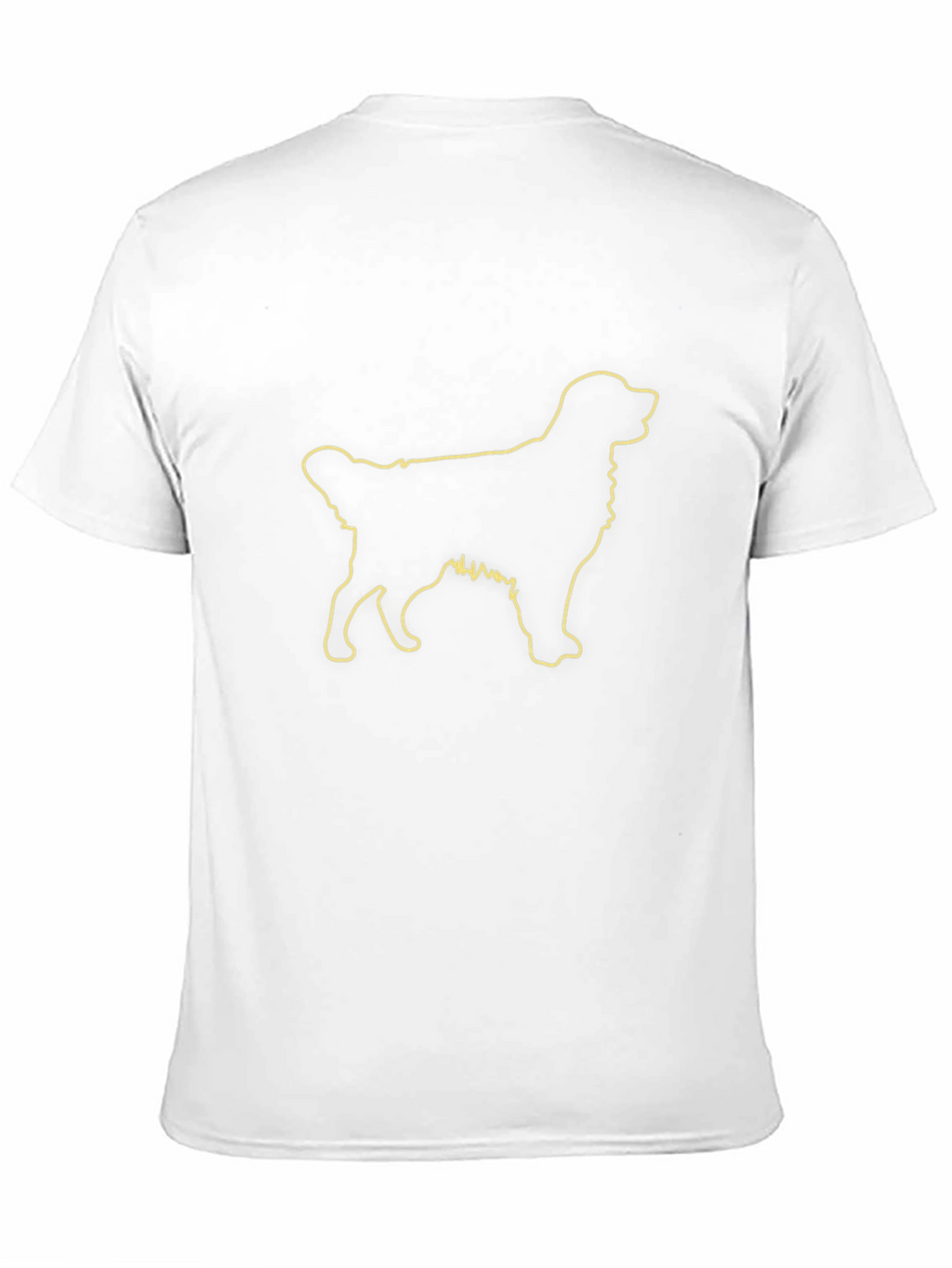 Dog Outline Graphic T-Shirt