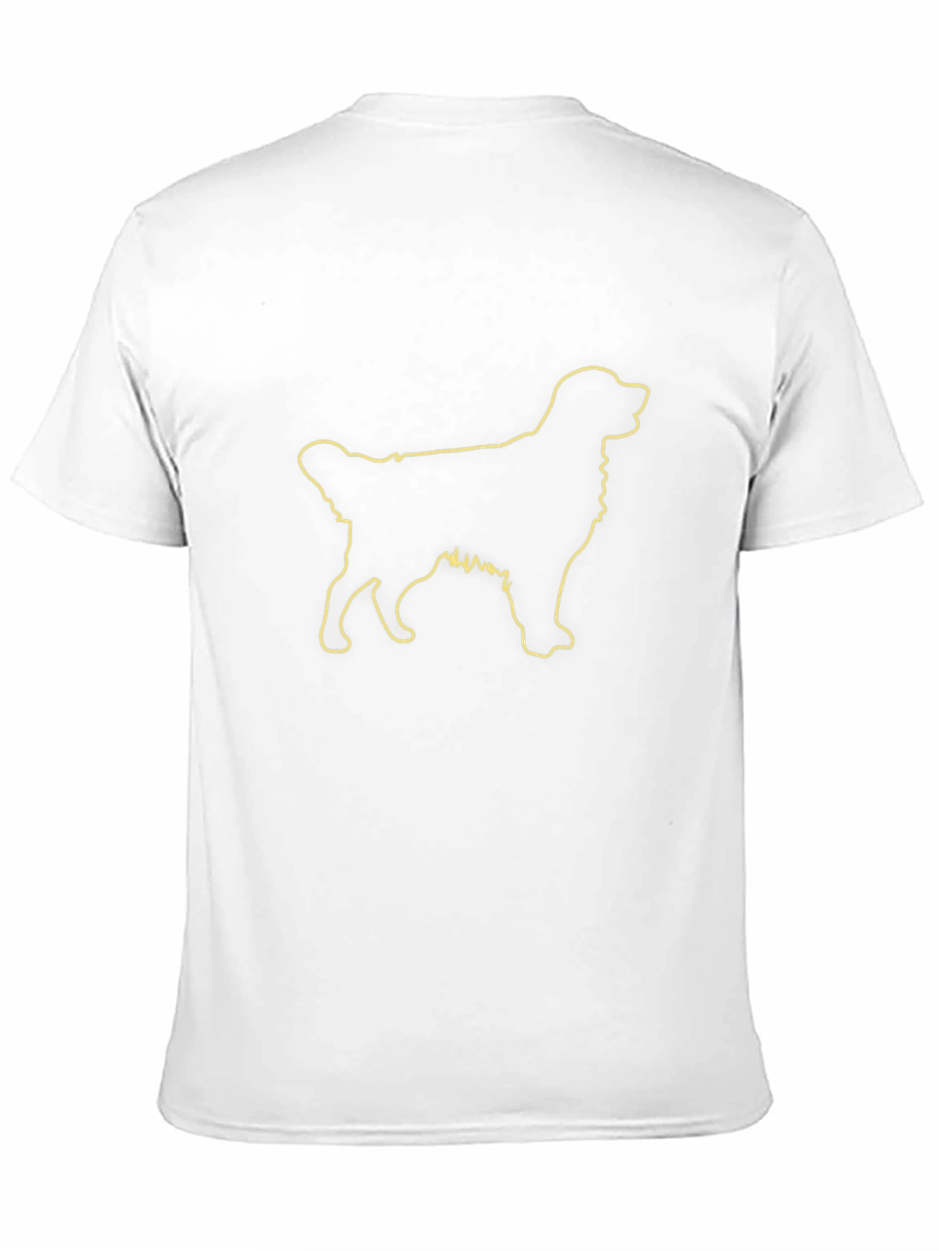 Dog Outline Graphic T-Shirt