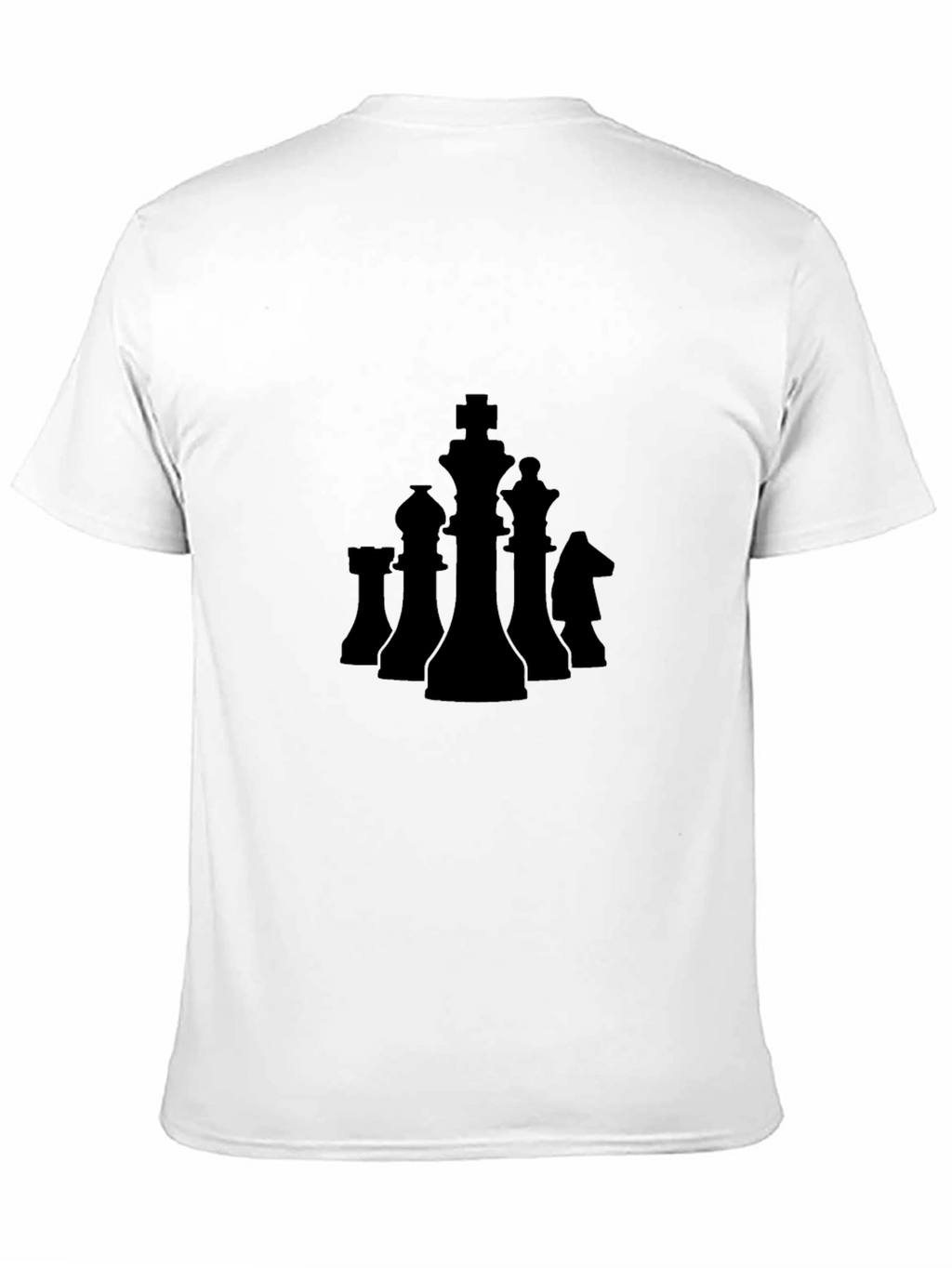Chess Piece Graphic Tee - Black