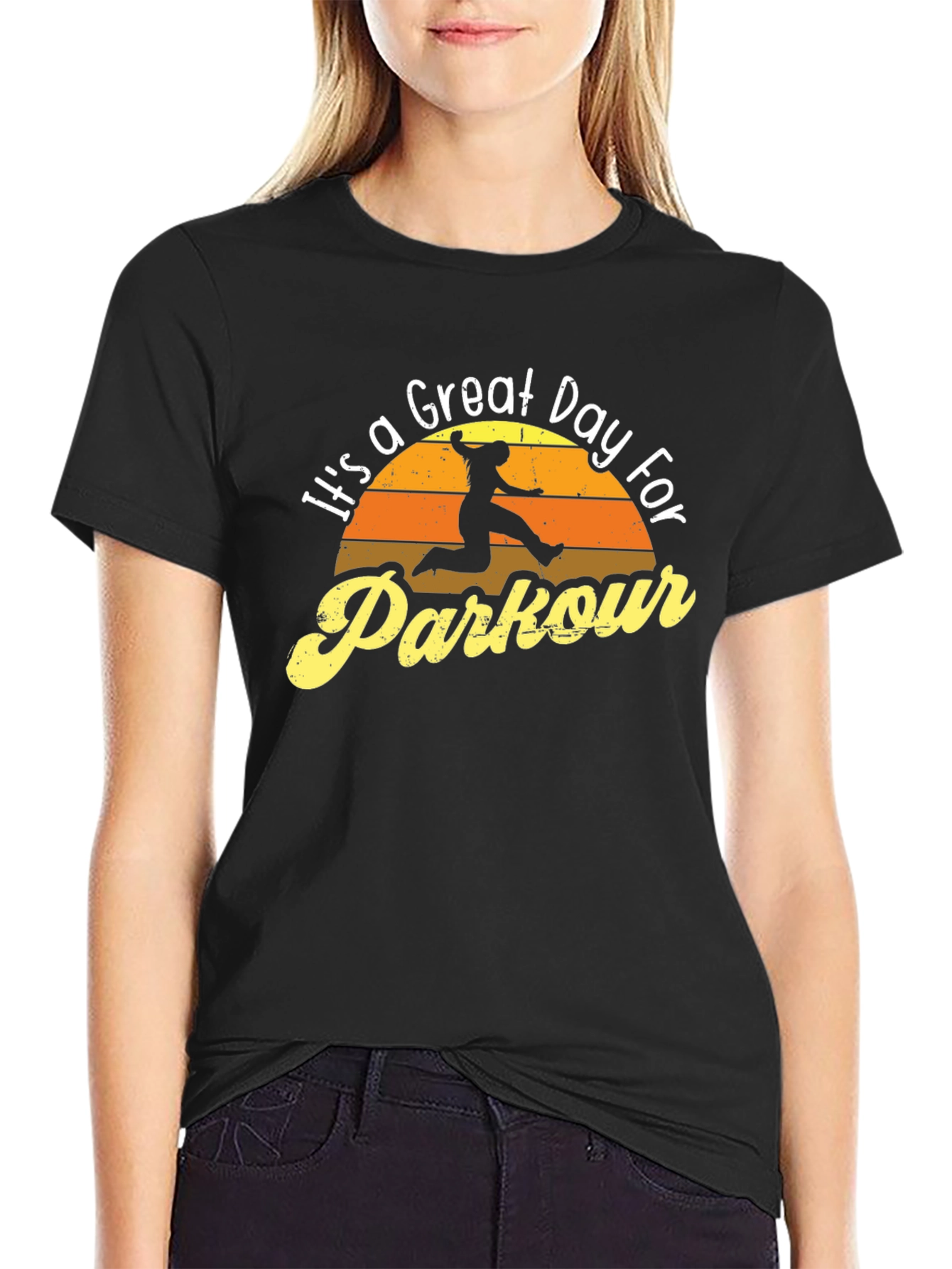 Parkour Sunset T-Shirt - Great Day for Action