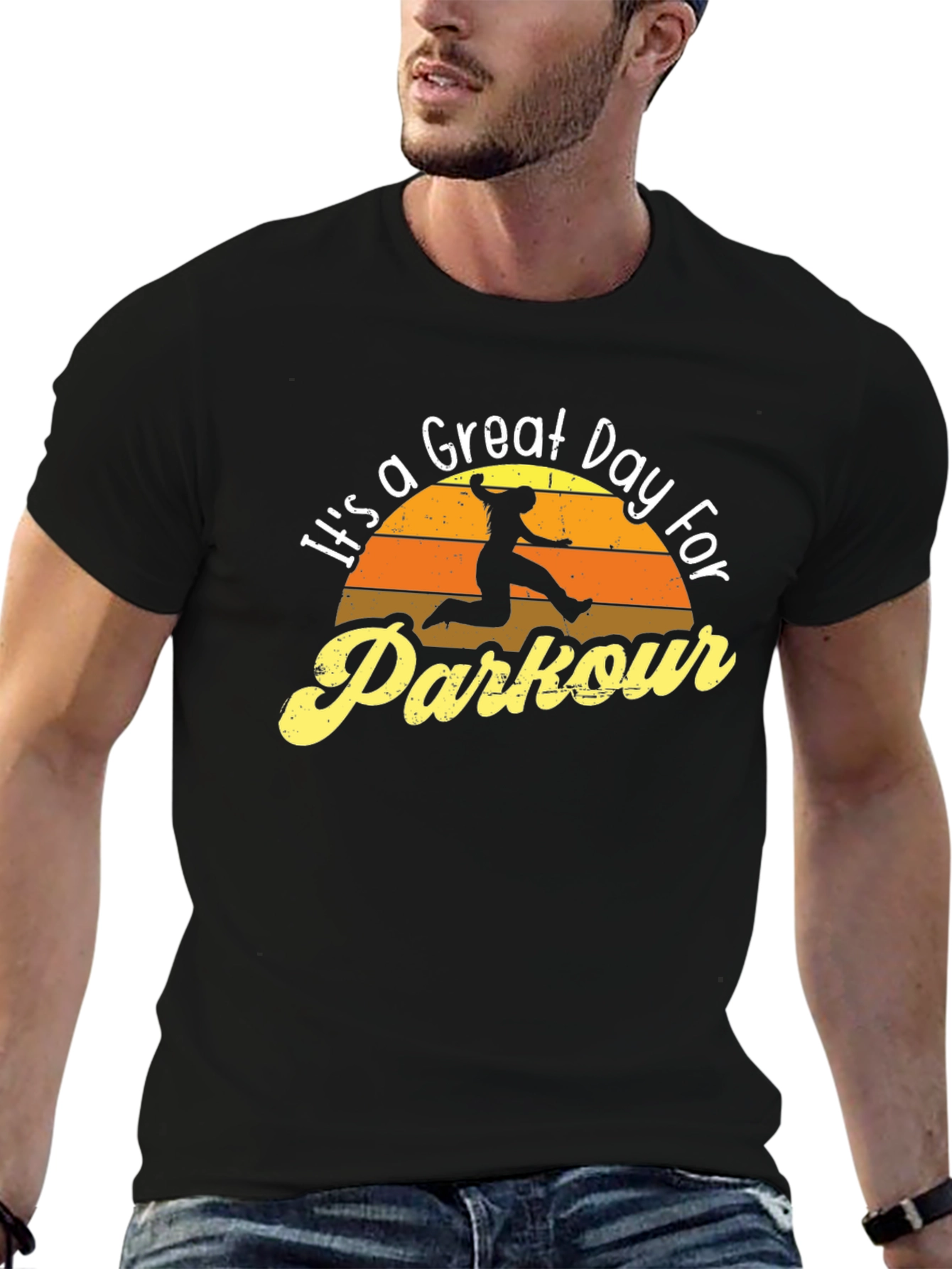 Parkour Sunset T-Shirt - Great Day for Action