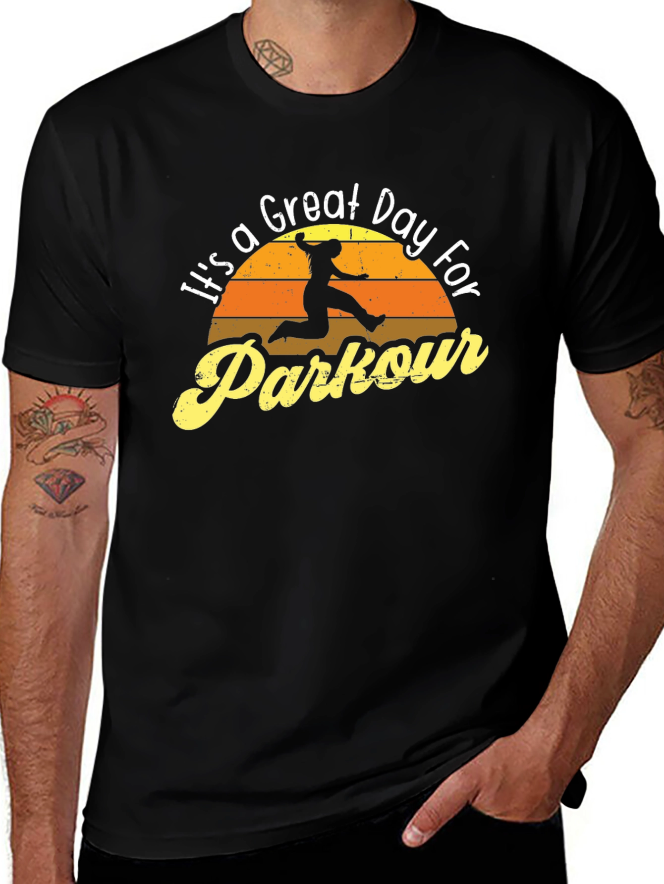 Parkour Sunset T-Shirt - Great Day for Action