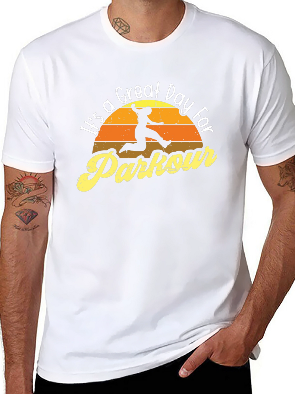 Parkour Sunset T-Shirt - Great Day for Action