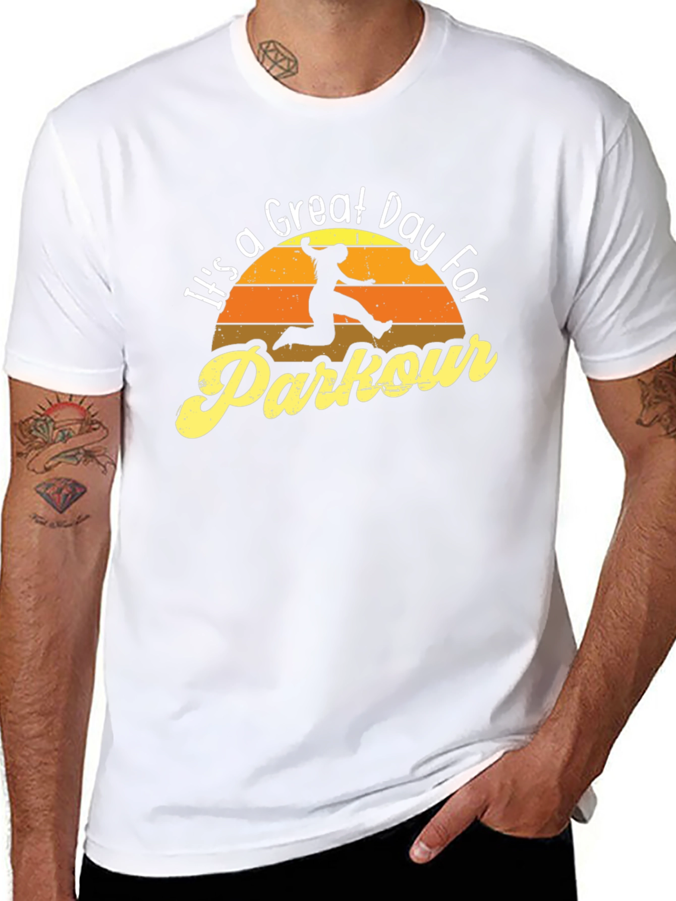 Parkour Sunset T-Shirt - Great Day for Action
