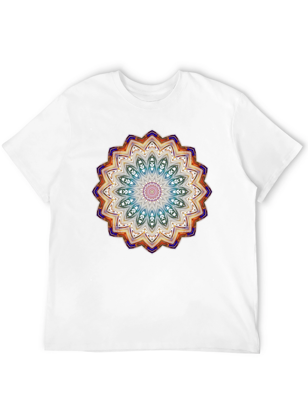 Mandala Graphic Print Black T-Shirt