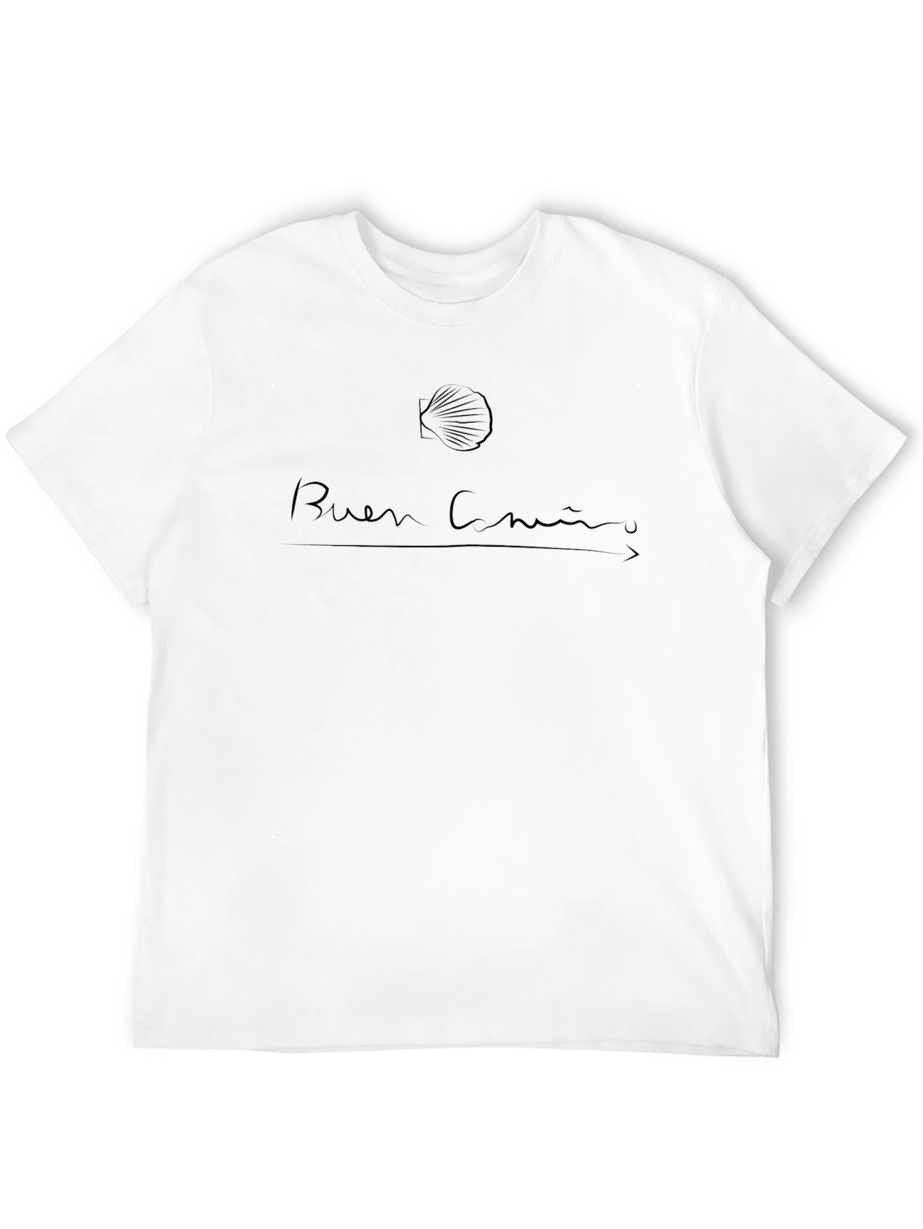 Mens Black Buen Camino Graphic Tee