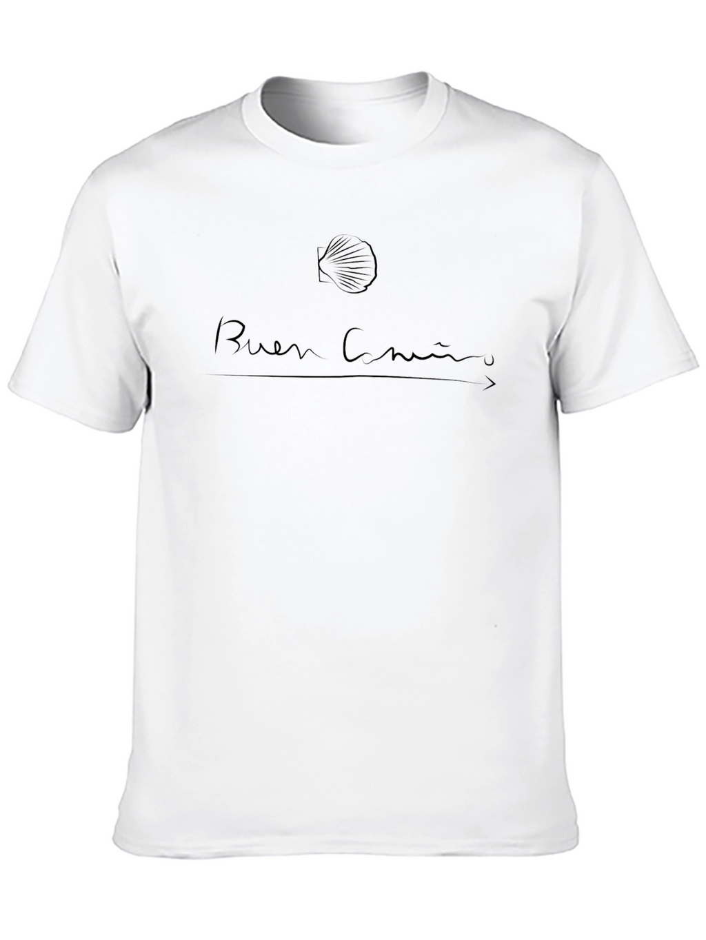 Mens Black Buen Camino Graphic Tee