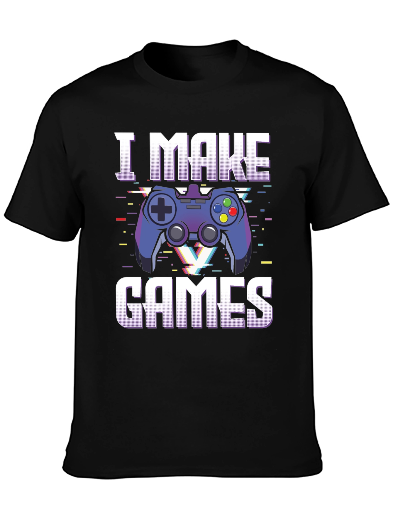 I Make Games T-Shirt - Gamer Graphic Tee