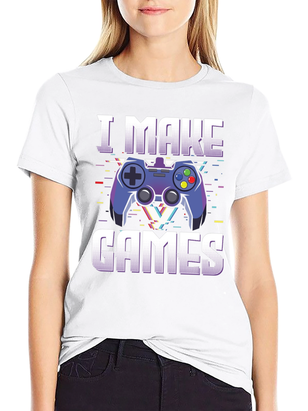 I Make Games T-Shirt - Gamer Graphic Tee