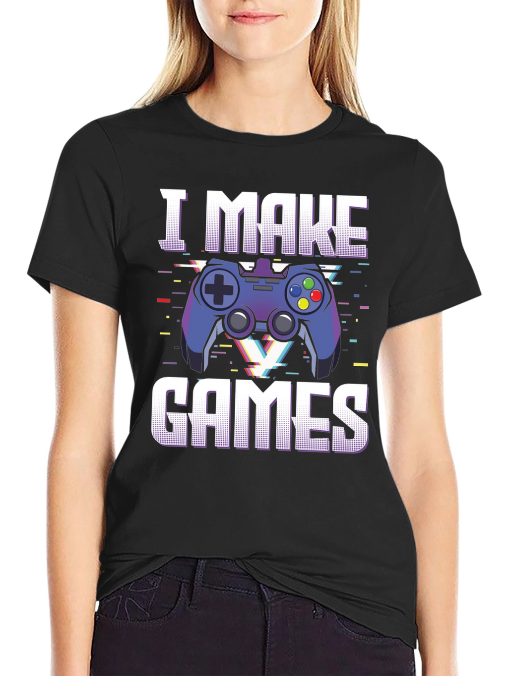 I Make Games T-Shirt - Gamer Graphic Tee