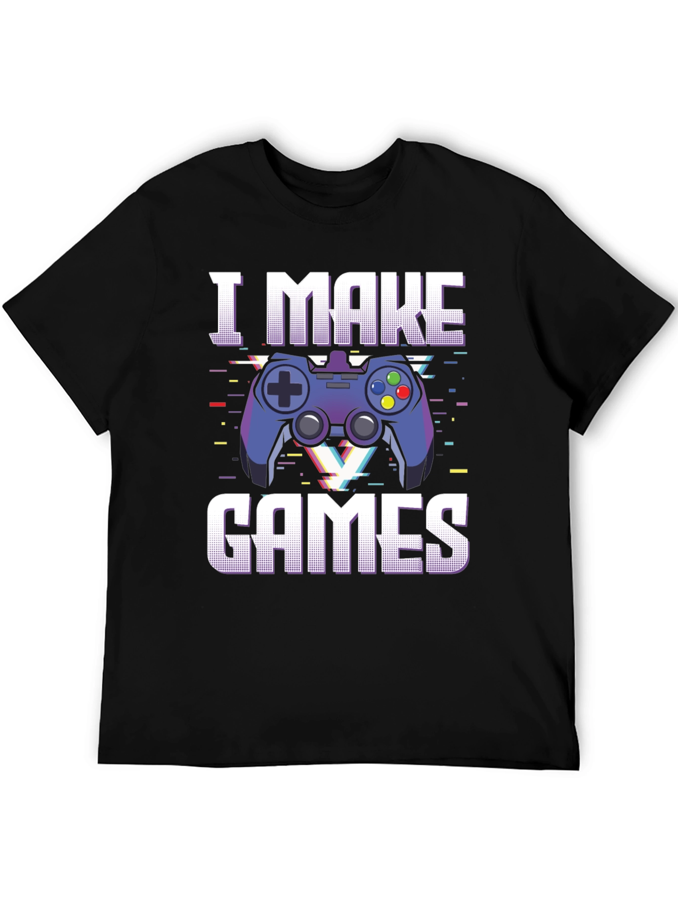 I Make Games T-Shirt - Gamer Graphic Tee