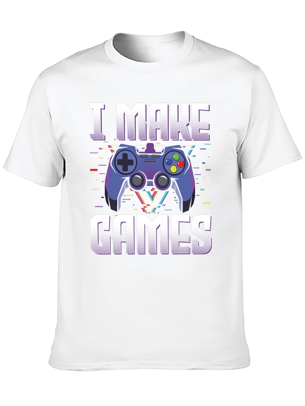 I Make Games T-Shirt - Gamer Graphic Tee