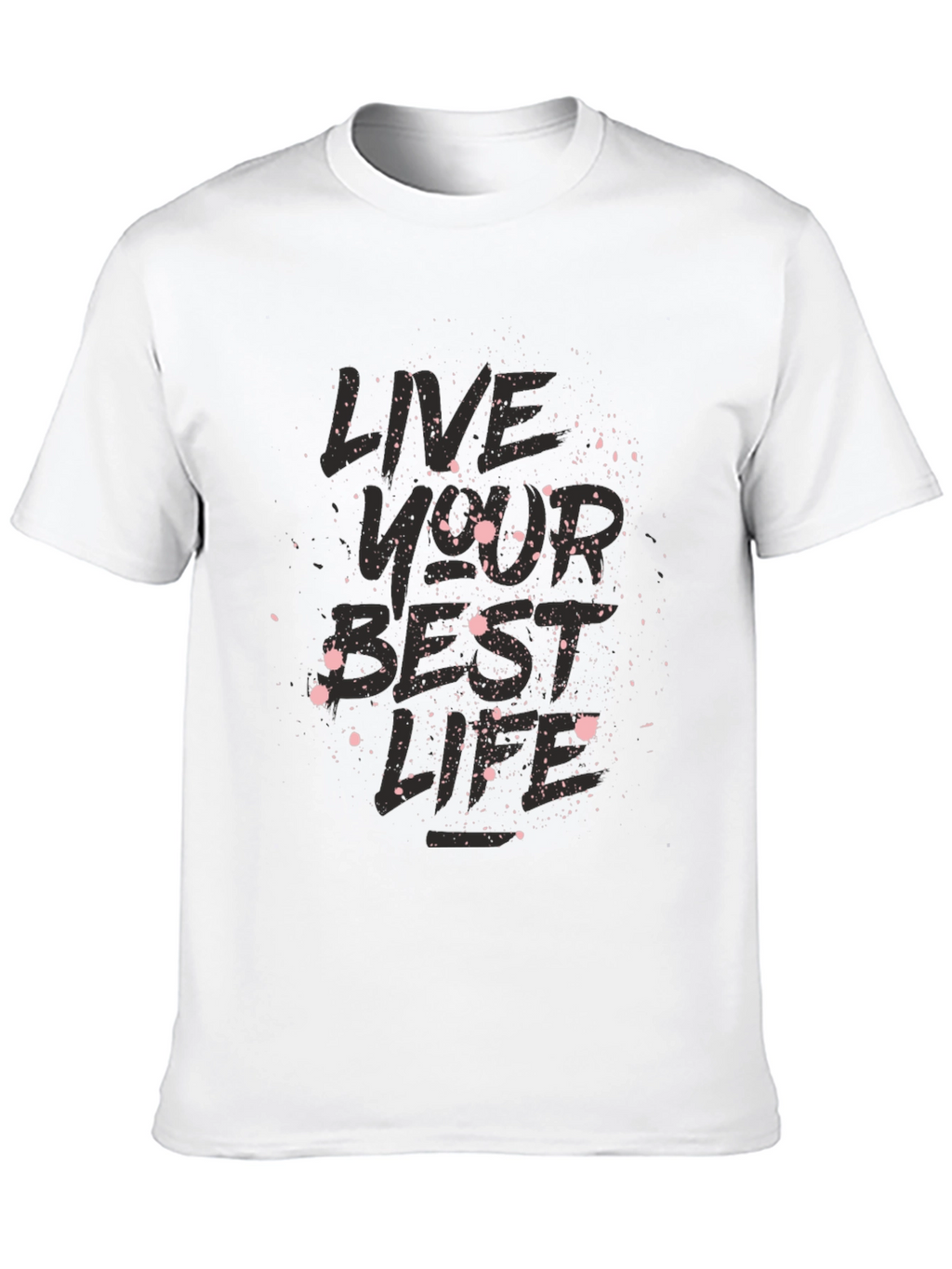 Live Your Best Life Black Graphic Tee