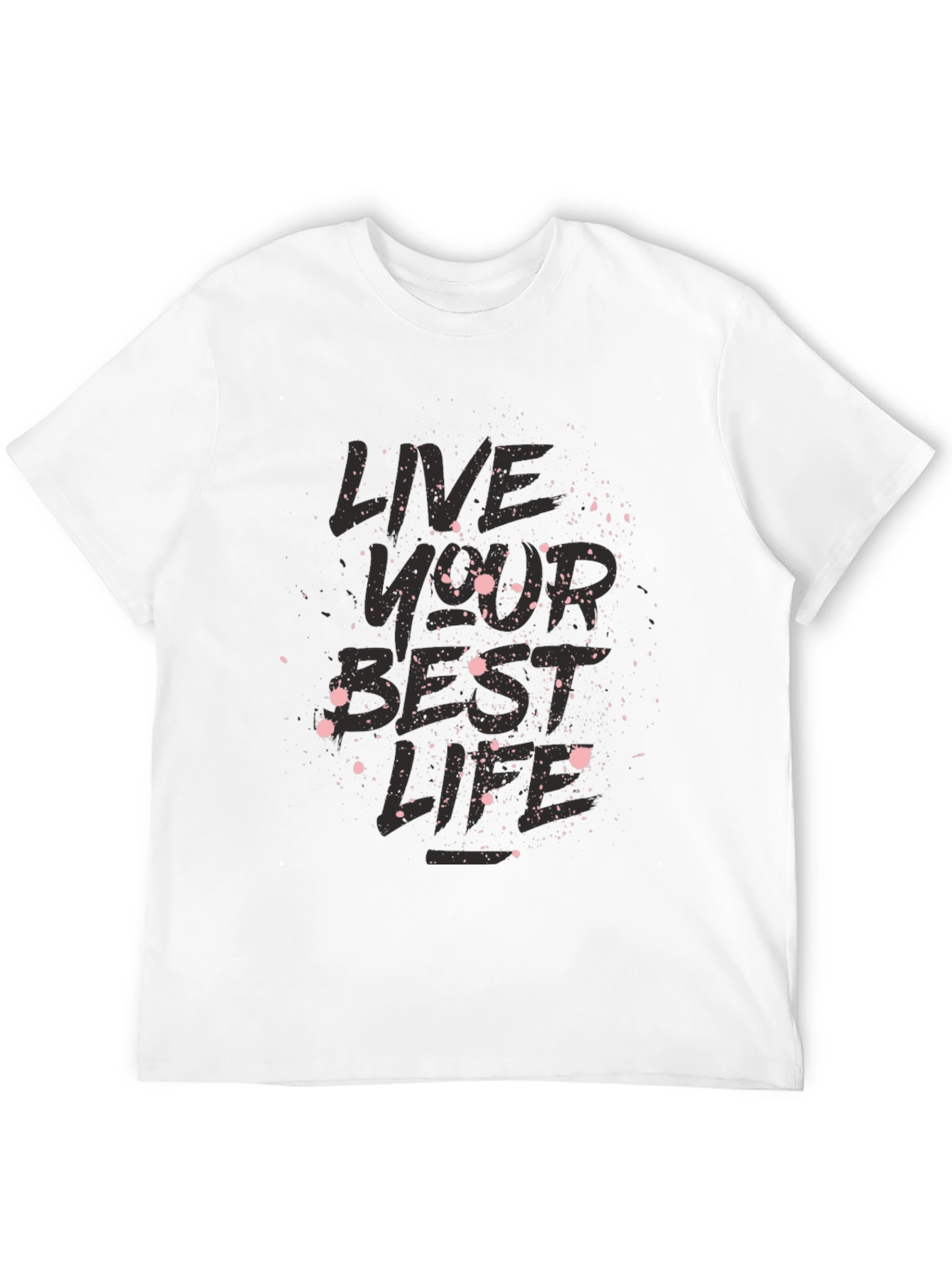 Live Your Best Life Black Graphic Tee