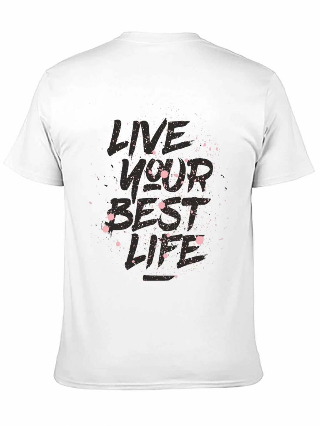 Live Your Best Life Black Graphic Tee
