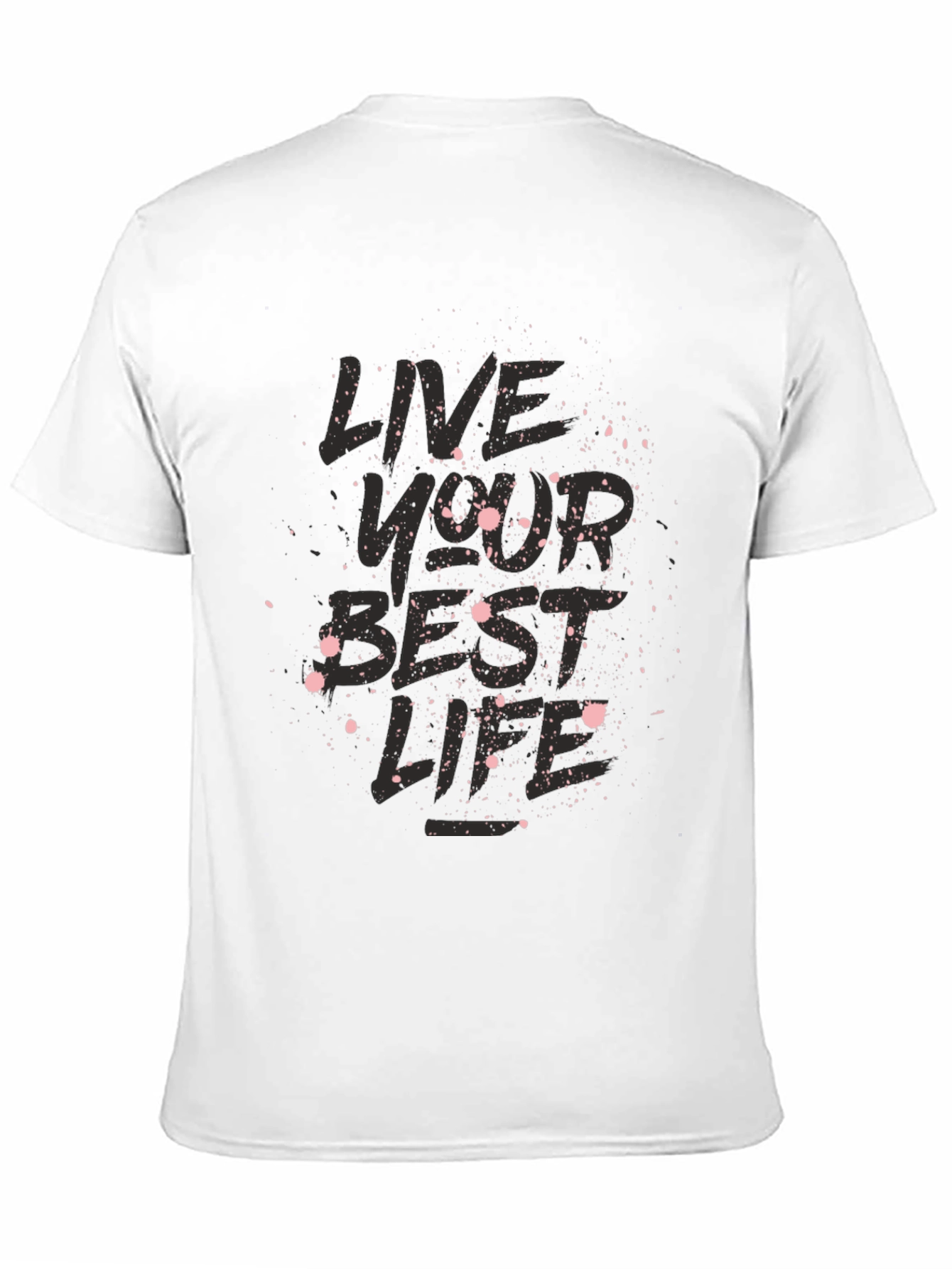 Live Your Best Life Black Graphic Tee
